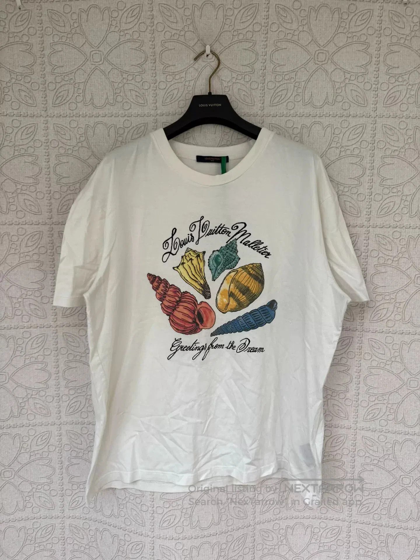 Louis Vuitton louis vuitton embroidered shell short sleeve shirt. Size XL / US 12-14 / IT 48-50 - 1 Thumbnail