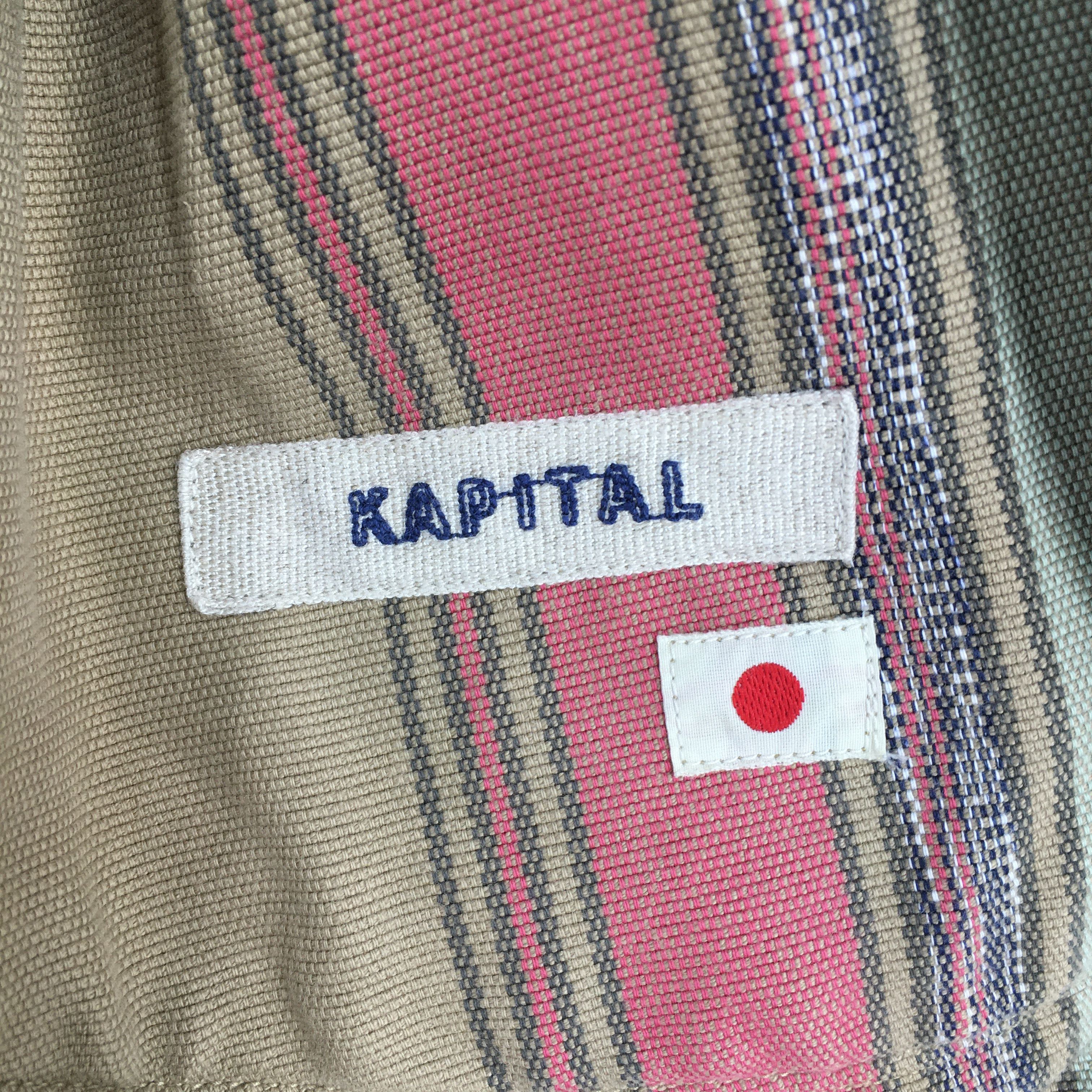 Kapital Kapital Kountry Multicolor Striped Denim Jacket Small Size US S / EU 44-46 / 1 - 5 Thumbnail