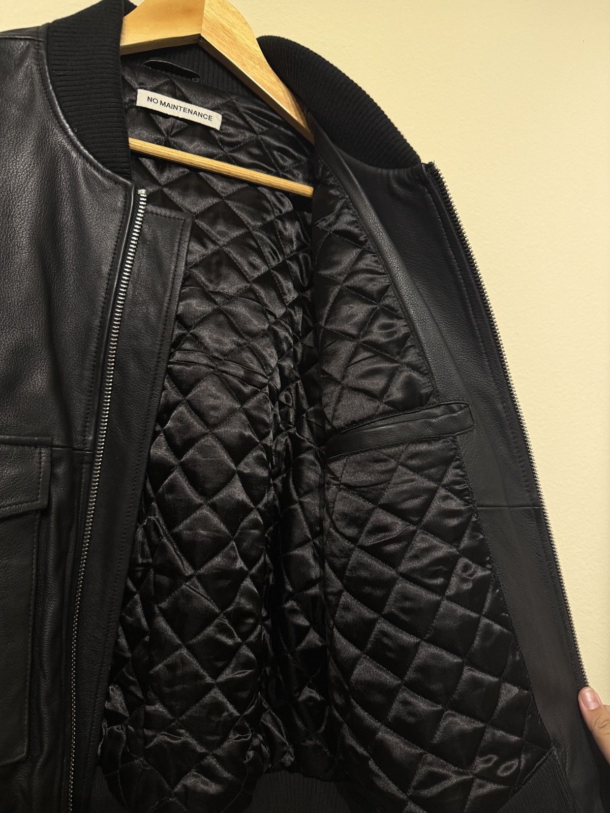 No Maintenance No maintenance Lambskin Cargo Bomber jacket Size US L / EU 52-54 / 3 - 3 Thumbnail