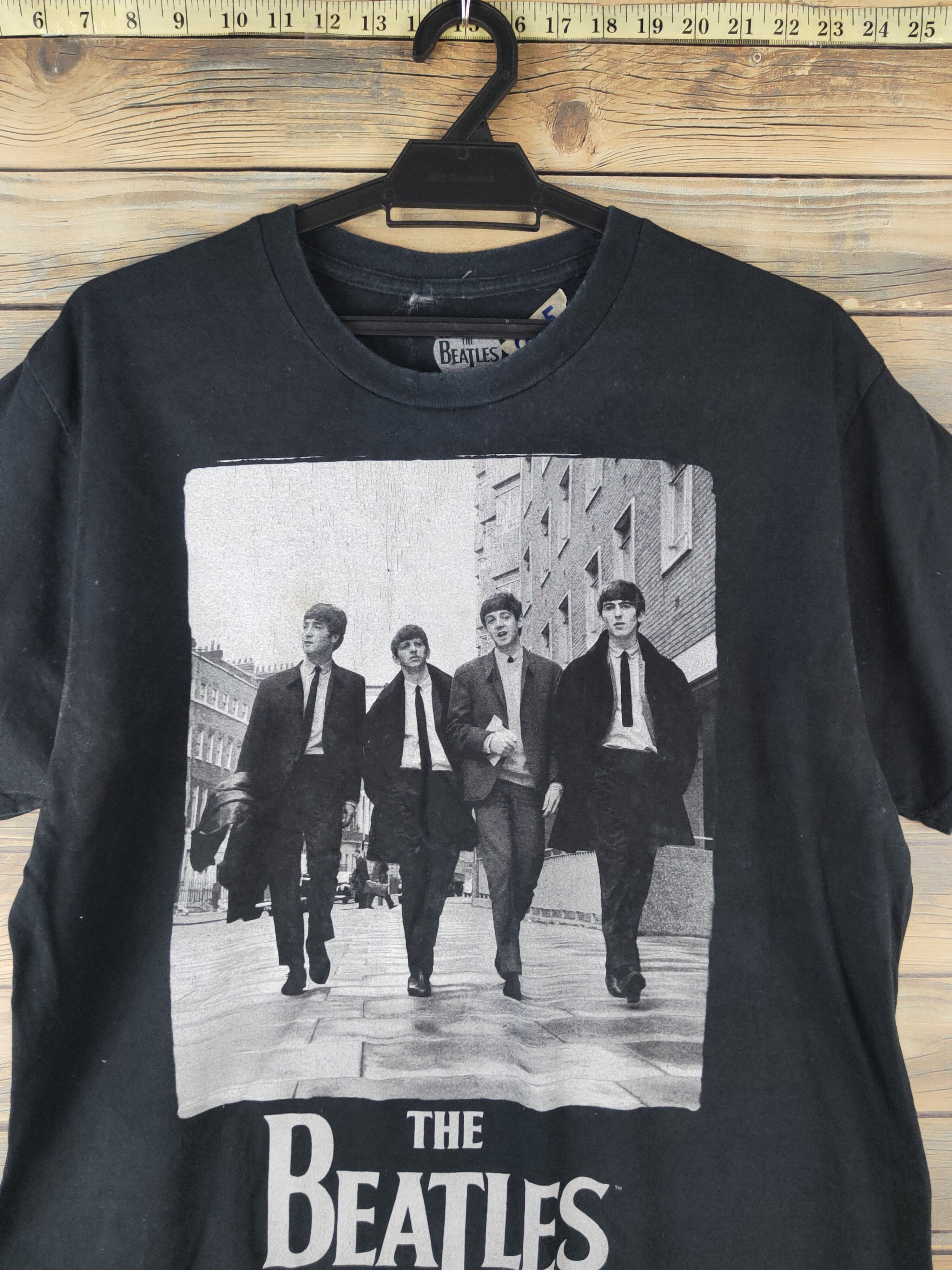 Band Tees × Japanese Brand DL The Beatles Black Short Sleeve T-shirt #2135 Size US L / EU 52-54 / 3 - 2 Thumbnail