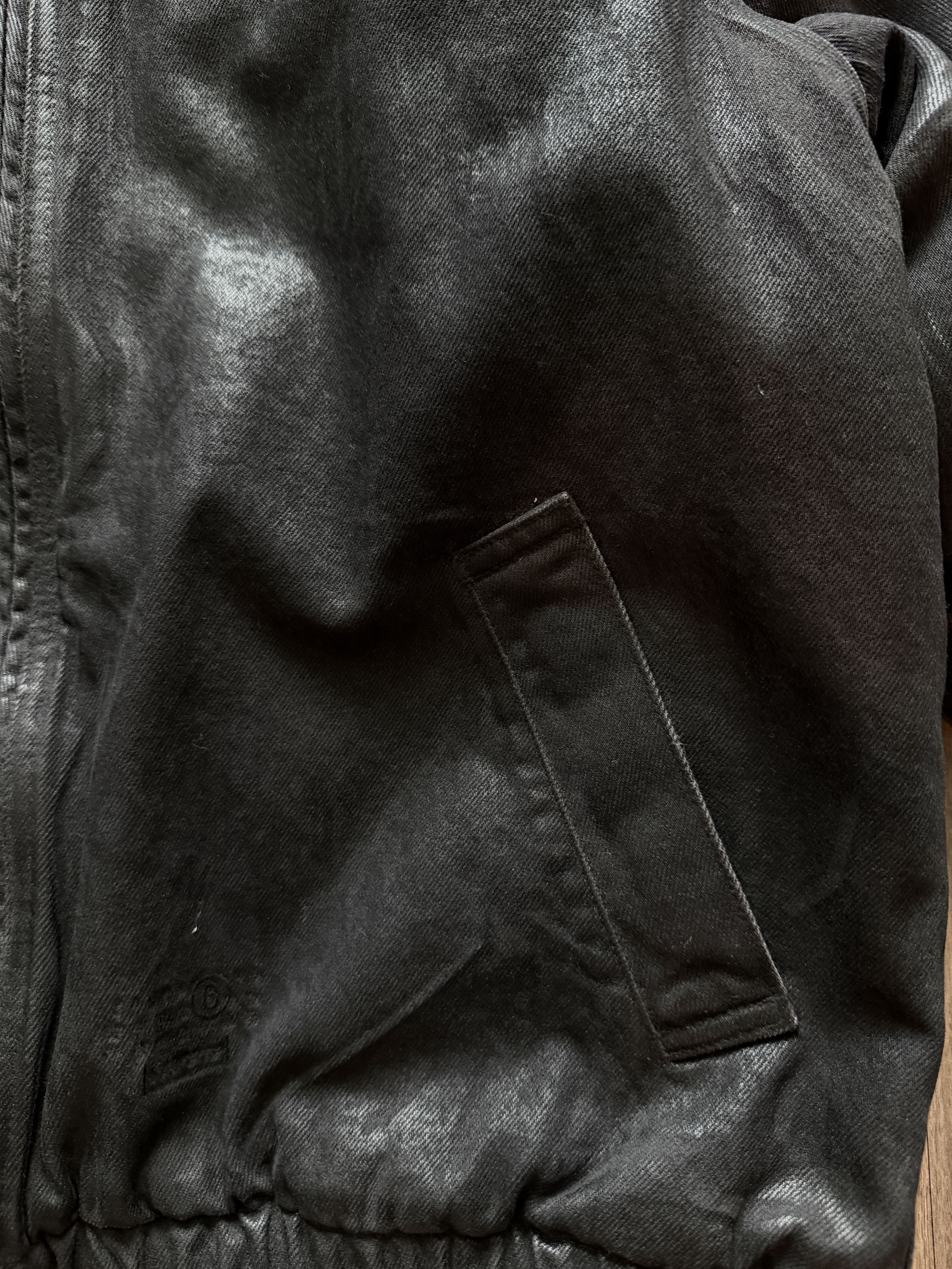 Maison Margiela × Supreme MM6 Supreme Foil Hooded Work Jacket Black Size US L / EU 52-54 / 3 - 3 Thumbnail