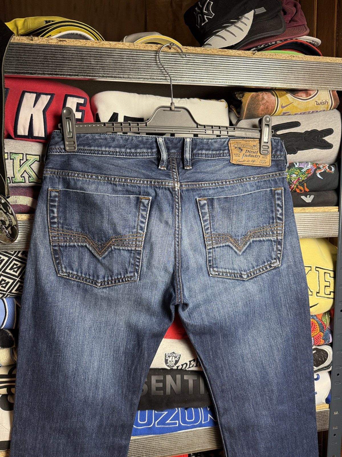 Diesel Vintage Flared Diesel Jeans Baggy Washed IfSixWasNine Style Size US 32 / EU 48 - 7 Thumbnail