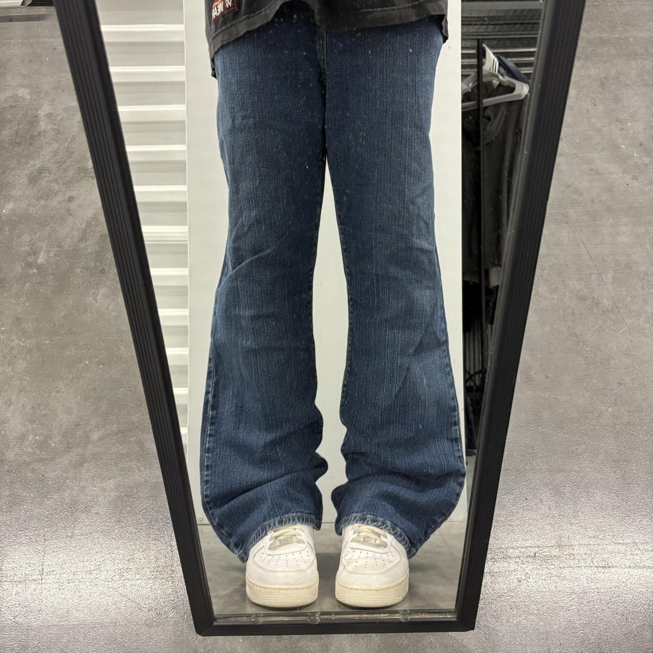 Levi's Crazy Vintage Y2K/2000s Levis Flare Bootcut Streetwear Skater grunge Dark Wash Denim Jeans! Size US 34 / EU 50 - 1 Thumbnail