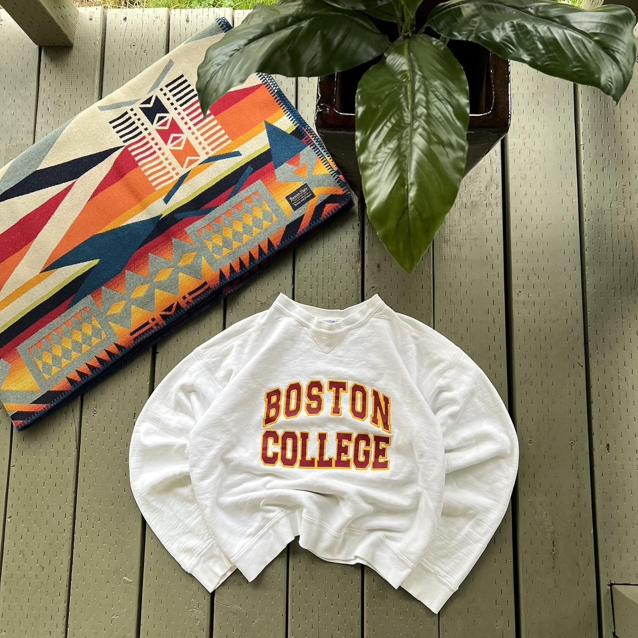 Vintage Boston College Crewneck Sweatshirt USA 90 Size US M / EU 48-50 / 2 - 2 Thumbnail