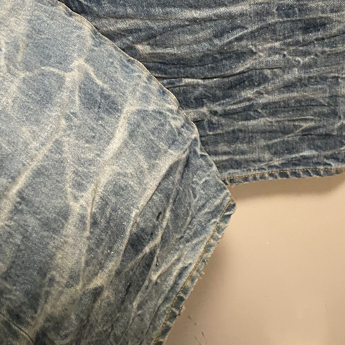 Amiri Amiri Straight Leg Aloha Patch Jeans Blue Size US 38 / EU 54 - 12 Thumbnail