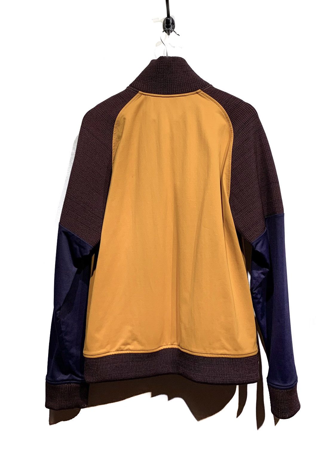 Marni Marni Yellow Burgundy Navy Colourblock Zip-up Track Sweater Size US M / EU 48-50 / 2 - 3 Thumbnail