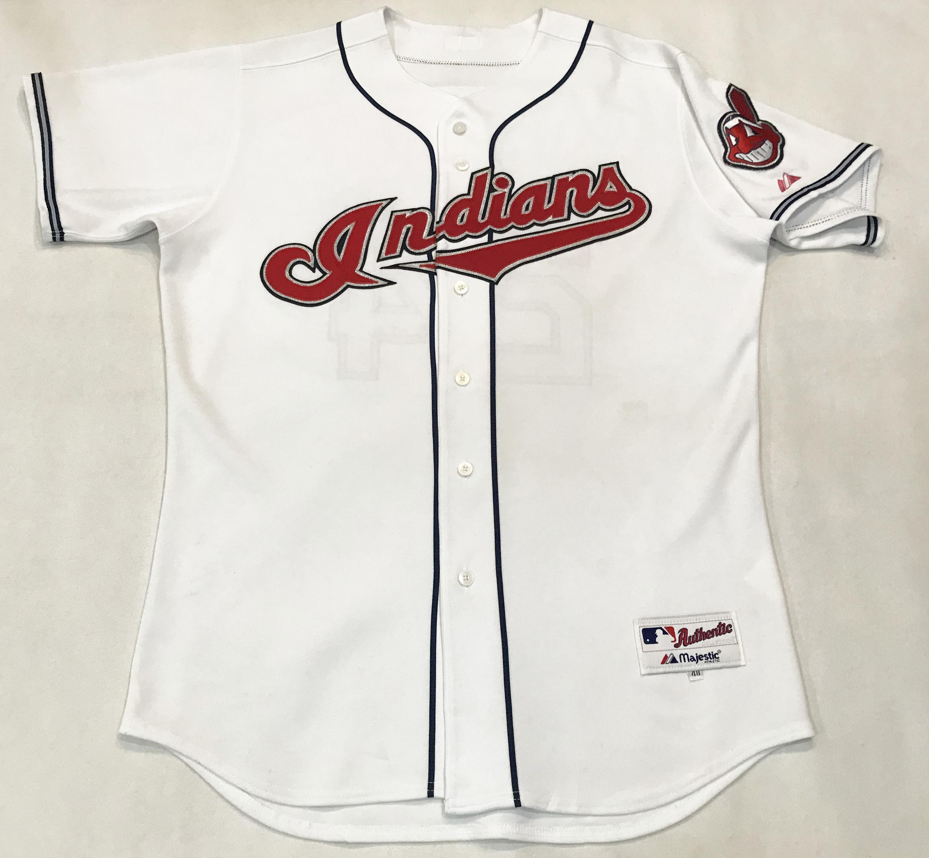 Majestic Authentic MLB Cleveland Indians SIZEMORE #24 Jersey