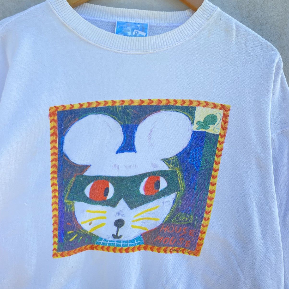 Japanese Brand × Vintage Vintage House Mouse Takanki Ando Sweatshirt Crewneck Size US L / EU 52-54 / 3 - 7 Thumbnail