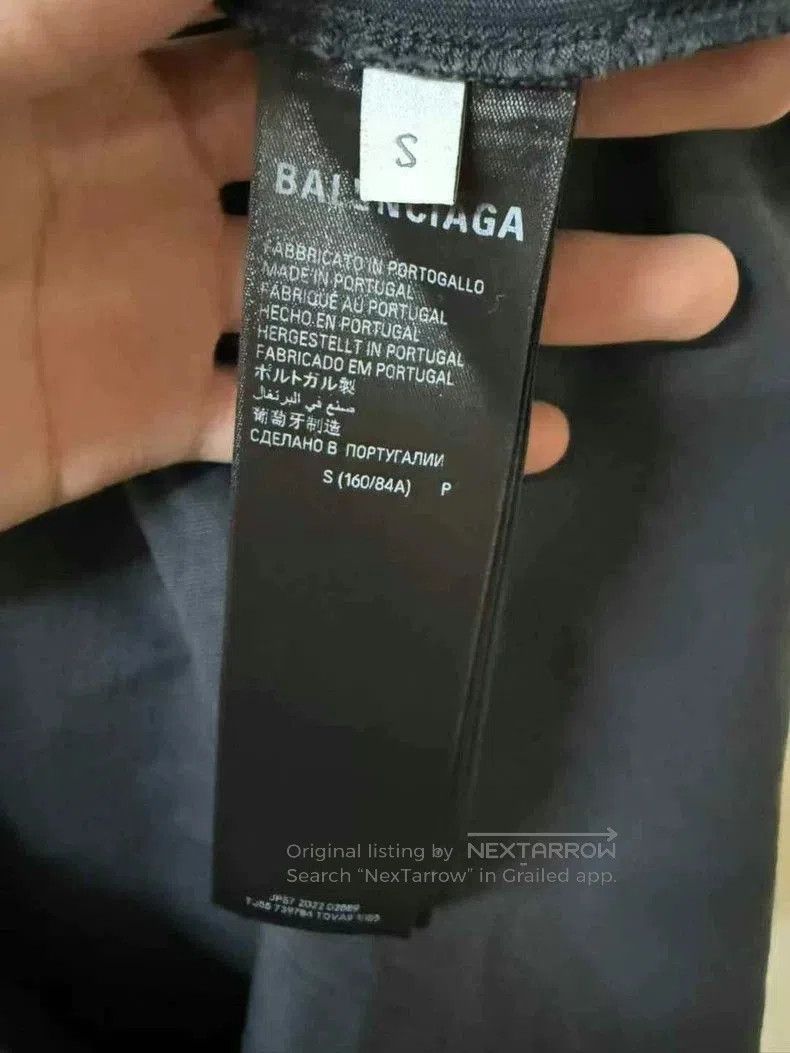 Balenciaga Balenciaga Tape Short Sleeve T-shirt S. Size US S / EU 44-46 / 1 - 4 Thumbnail