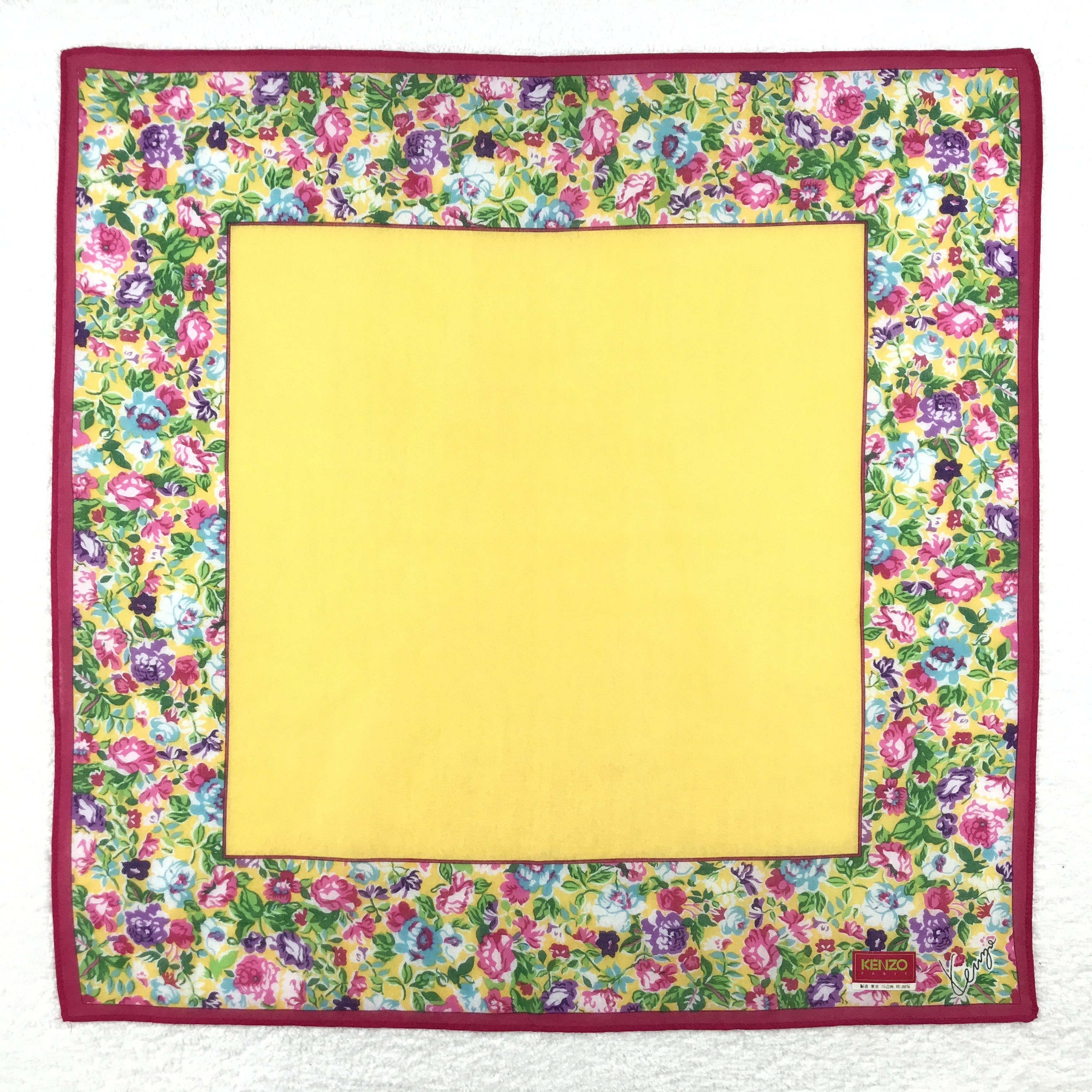 Japanese Brand × Kenzo × Vintage Vintage Kenzo Bandana Neckerchief Handkerchief Size ONE SIZE - 1 Thumbnail