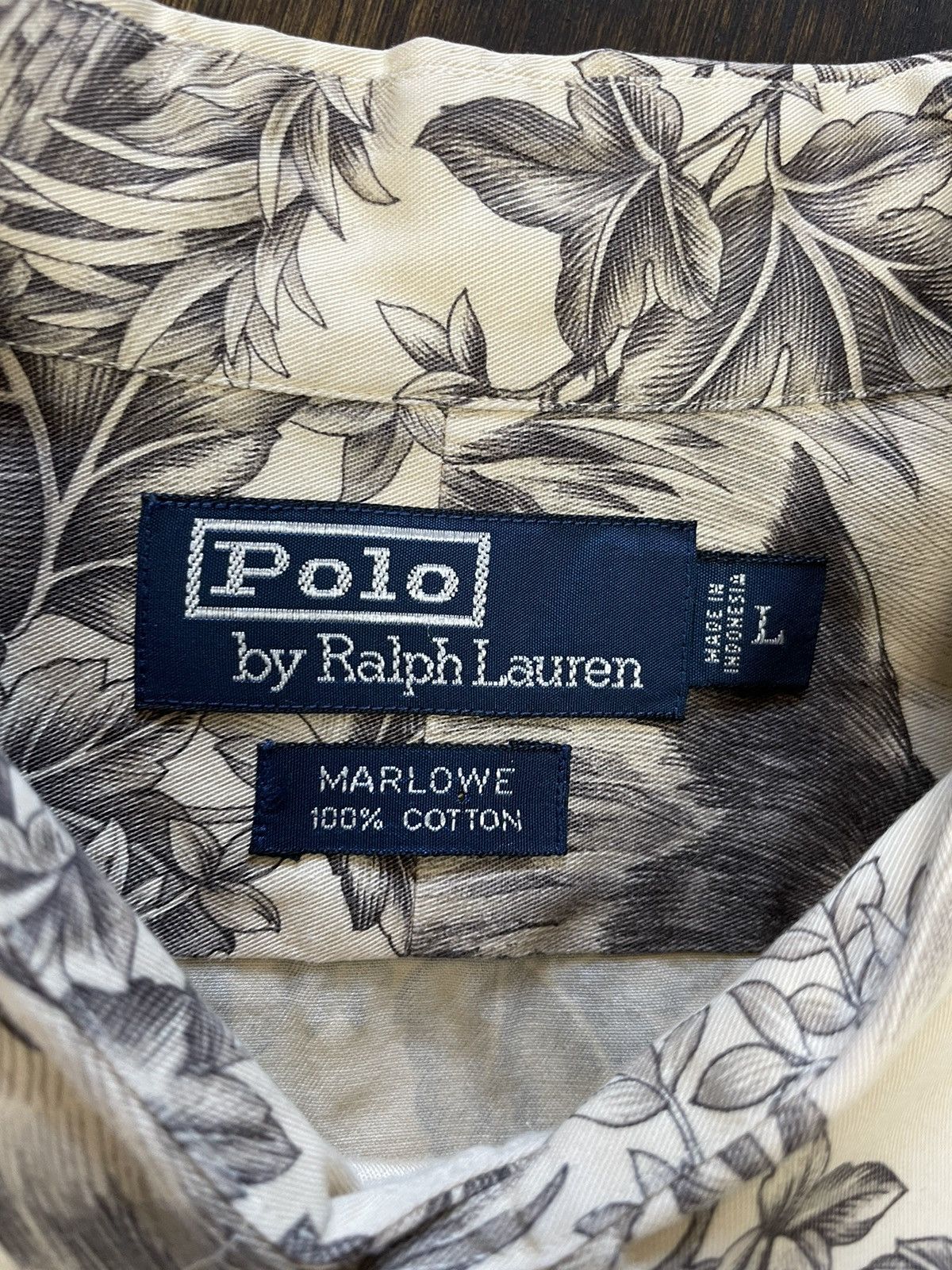 Polo Ralph Lauren × Vintage Hunting Dogs Print 'MARLOWE' Sport Shirt Size US L / EU 52-54 / 3 - 3 Thumbnail