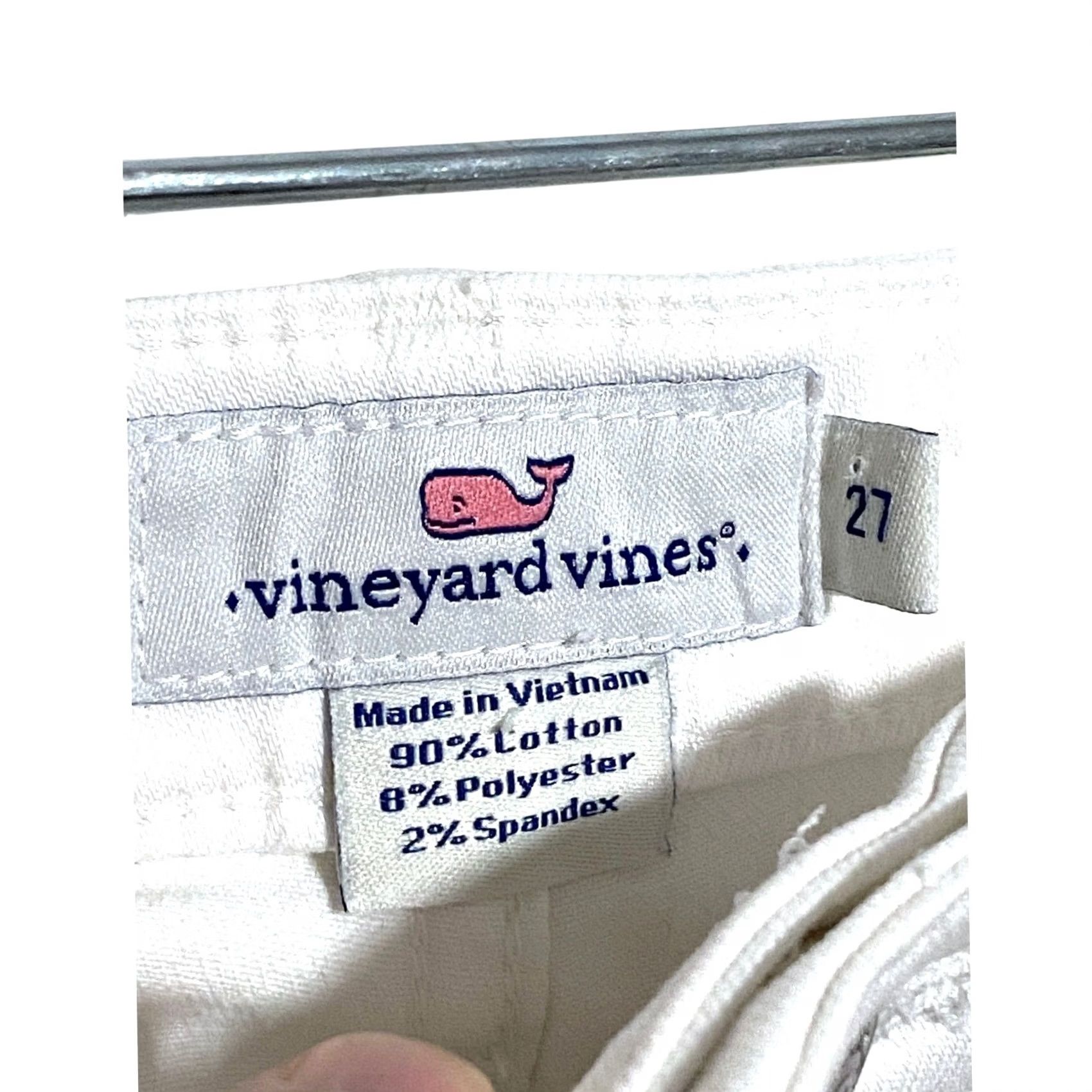 Vineyard Vines Vineyard Vines Denim White Jean Shorts Womens 27 Casual Summer Beachy Vacation Preppy Shorts Mens? Womens Size 27" / US 4 / IT 40 - 6 Thumbnail