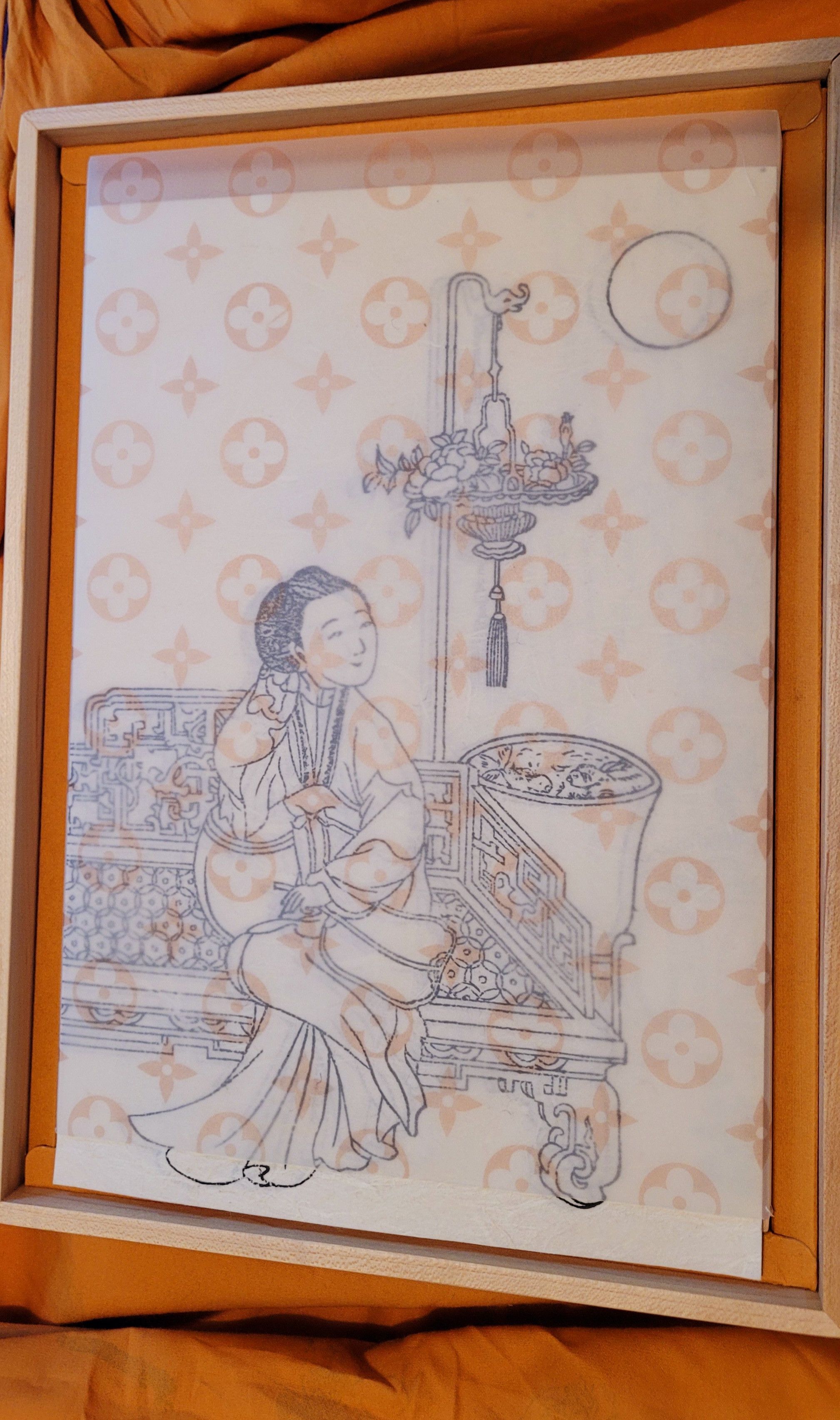 Louis Vuitton Limited Edition VRare Louis Vuitton Wood Art Drawing BoxBox Size ONE SIZE - 4 Thumbnail