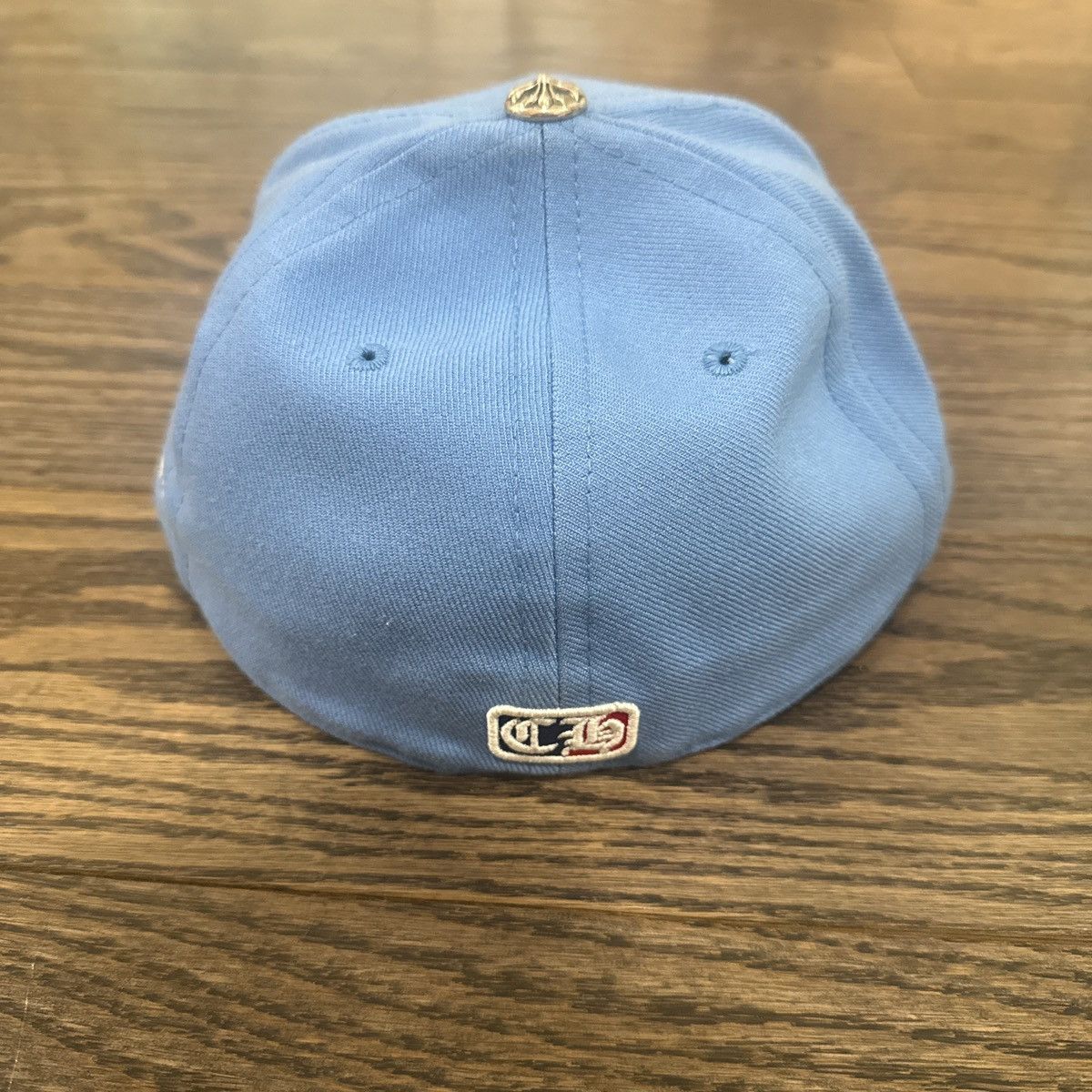 Chrome Hearts “LOVE YOU” Fitted Hat Baby Blue Size 30 - 2 Thumbnail