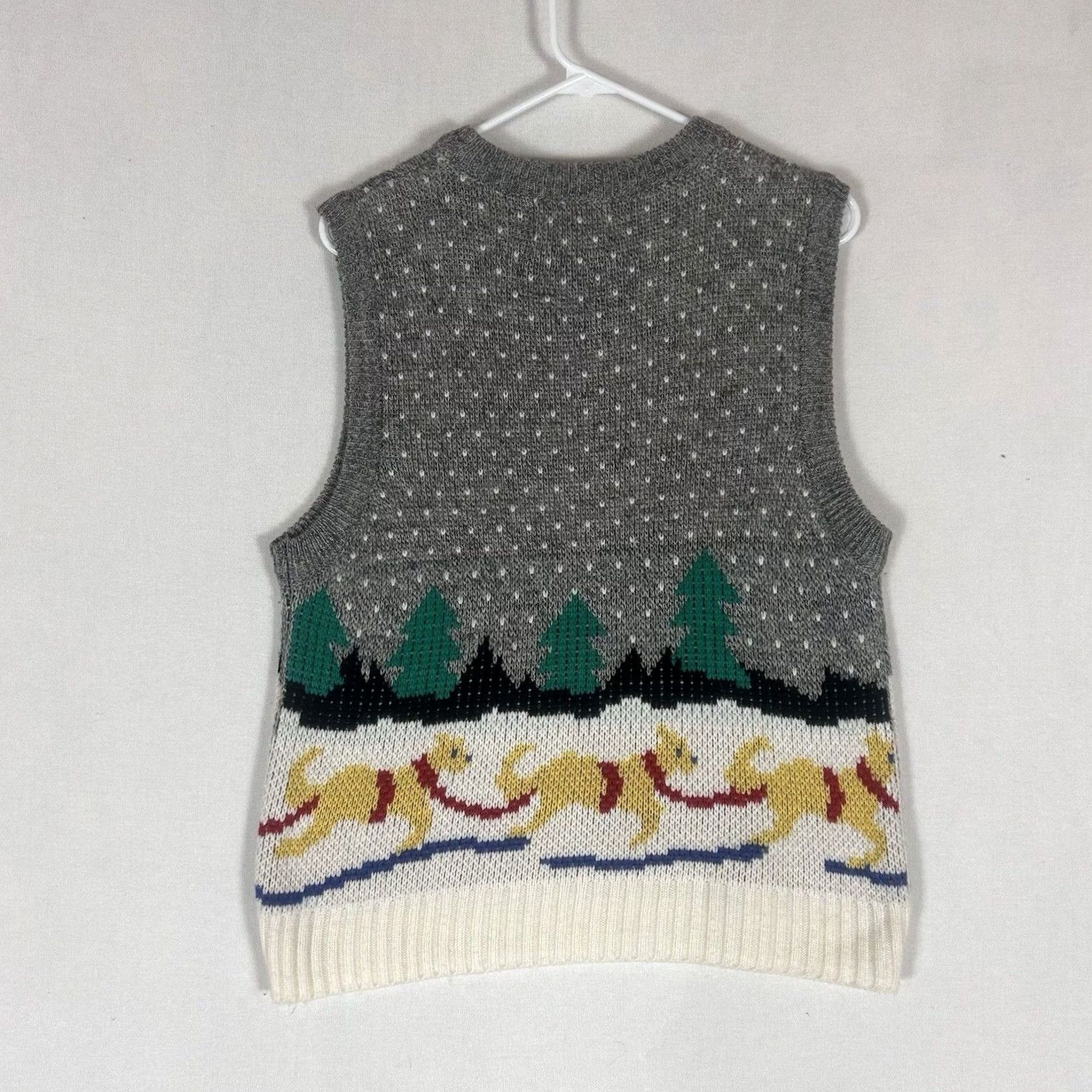Vintage VINTAGE Ugly Christmas Sweater Vest Womens Small Wool Blend Holiday Casual STAINED Size S / US 4 / IT 40 - 5 Thumbnail