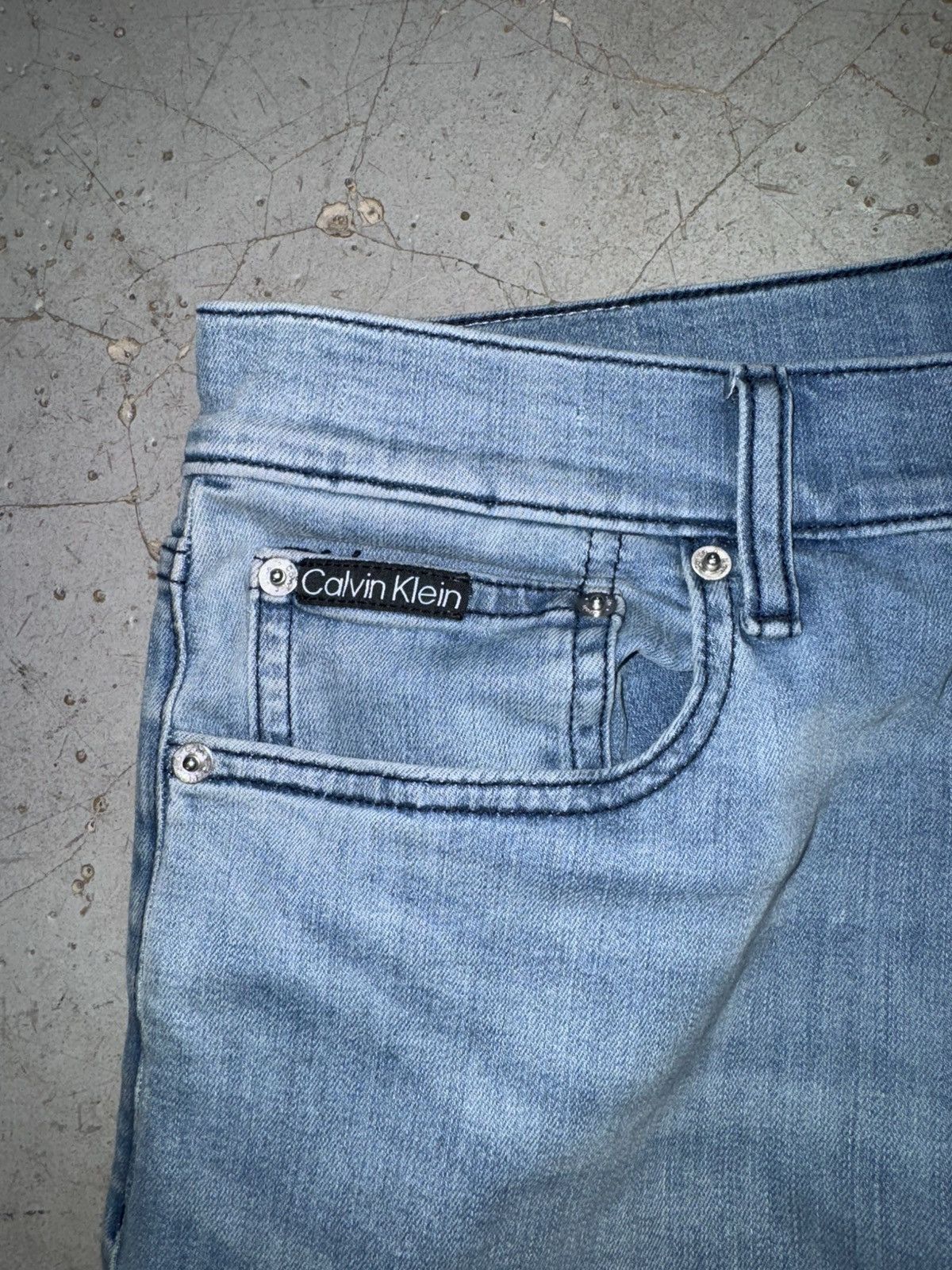 Calvin Klein Calvin Klien Straight Blue Jeans Size US 34 / EU 50 - 5 Thumbnail