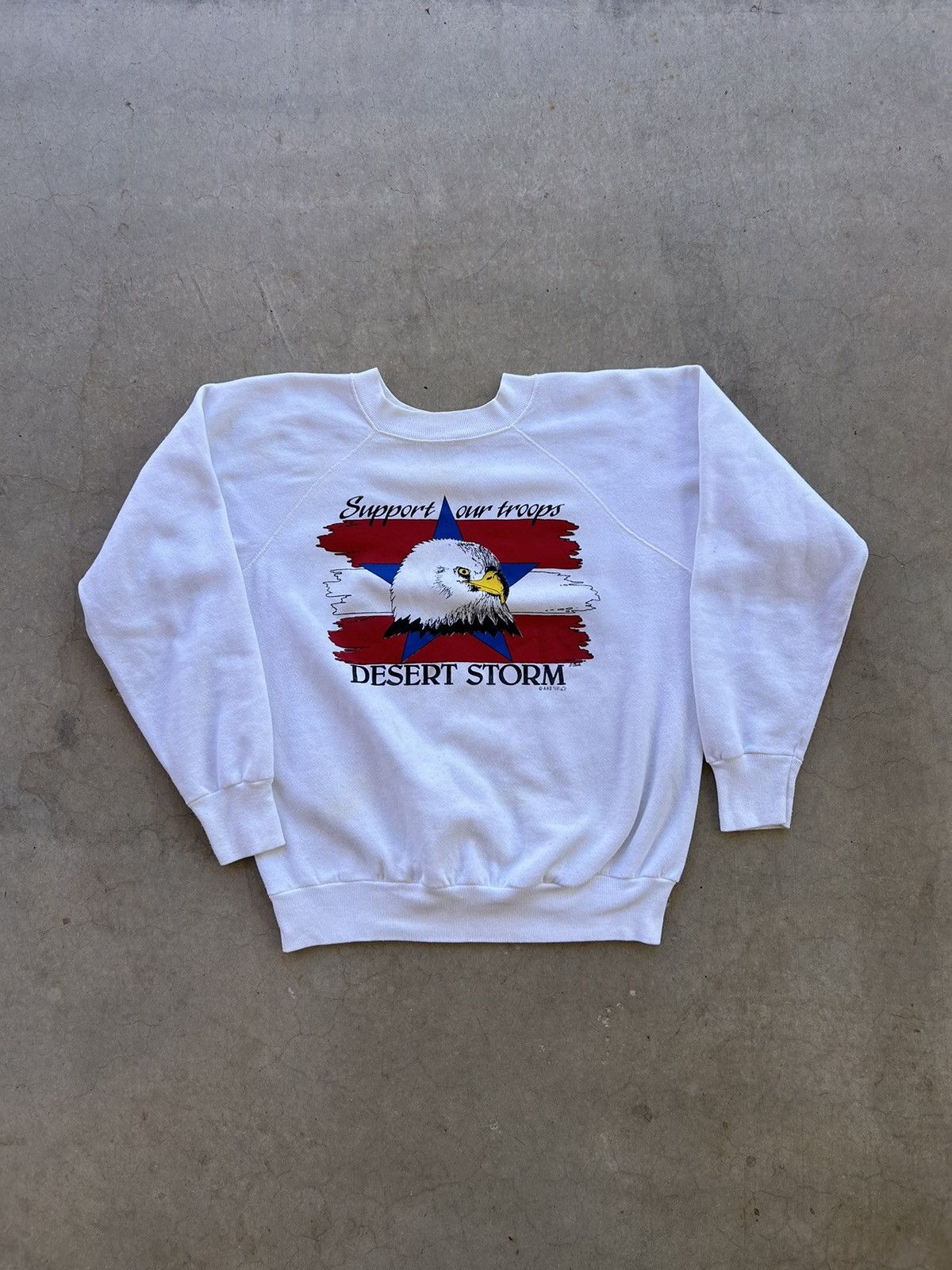 Vintage Vintage Desert Storm Sweatshirt Size US M / EU 48-50 / 2 - 2 Thumbnail