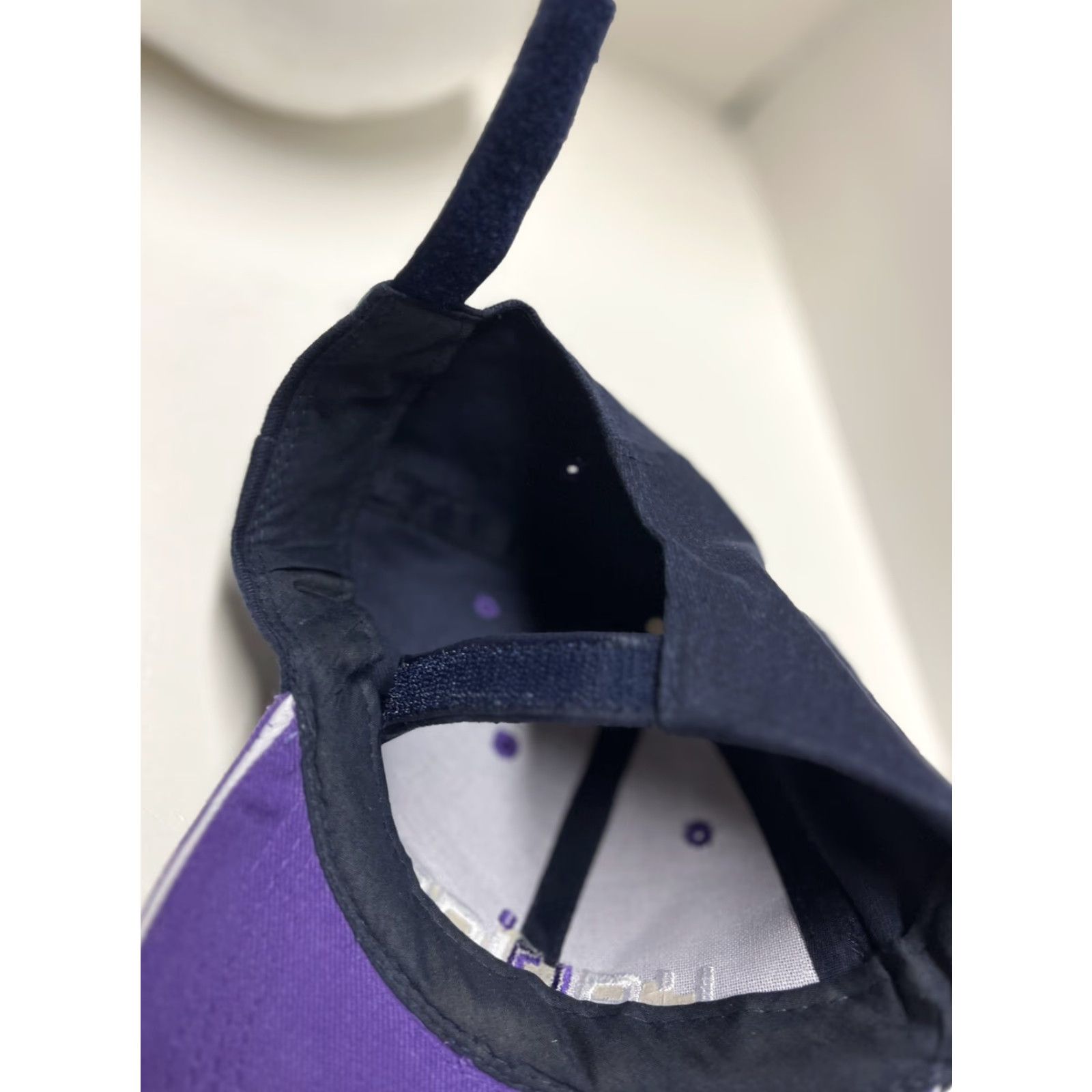 Vintage L'Avion Lavion Hat Cap Airline Aviation Purple Navy Baseball Cap Men One Size Adjustable Blue Transportation Travel Workwear Varsity Mens Size ONE SIZE - 7 Thumbnail