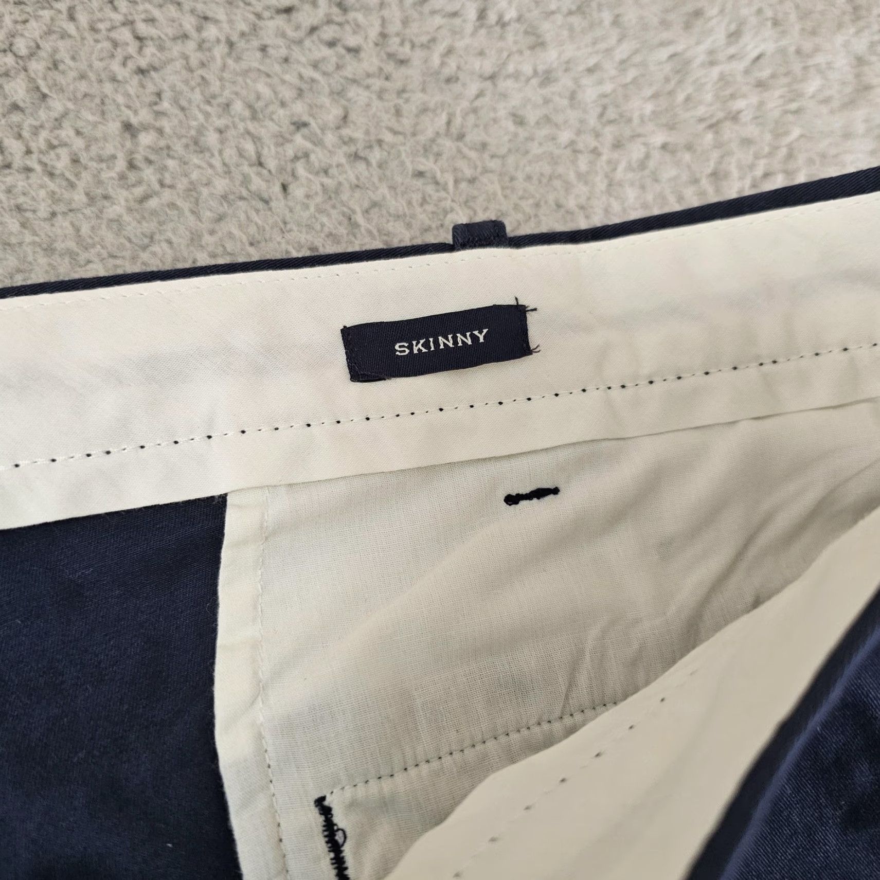 J.Crew J.Crew Pants Mens 38x30 Blue Flex Skinny Chino Casual Office Size US 38 / EU 54 - 4 Thumbnail