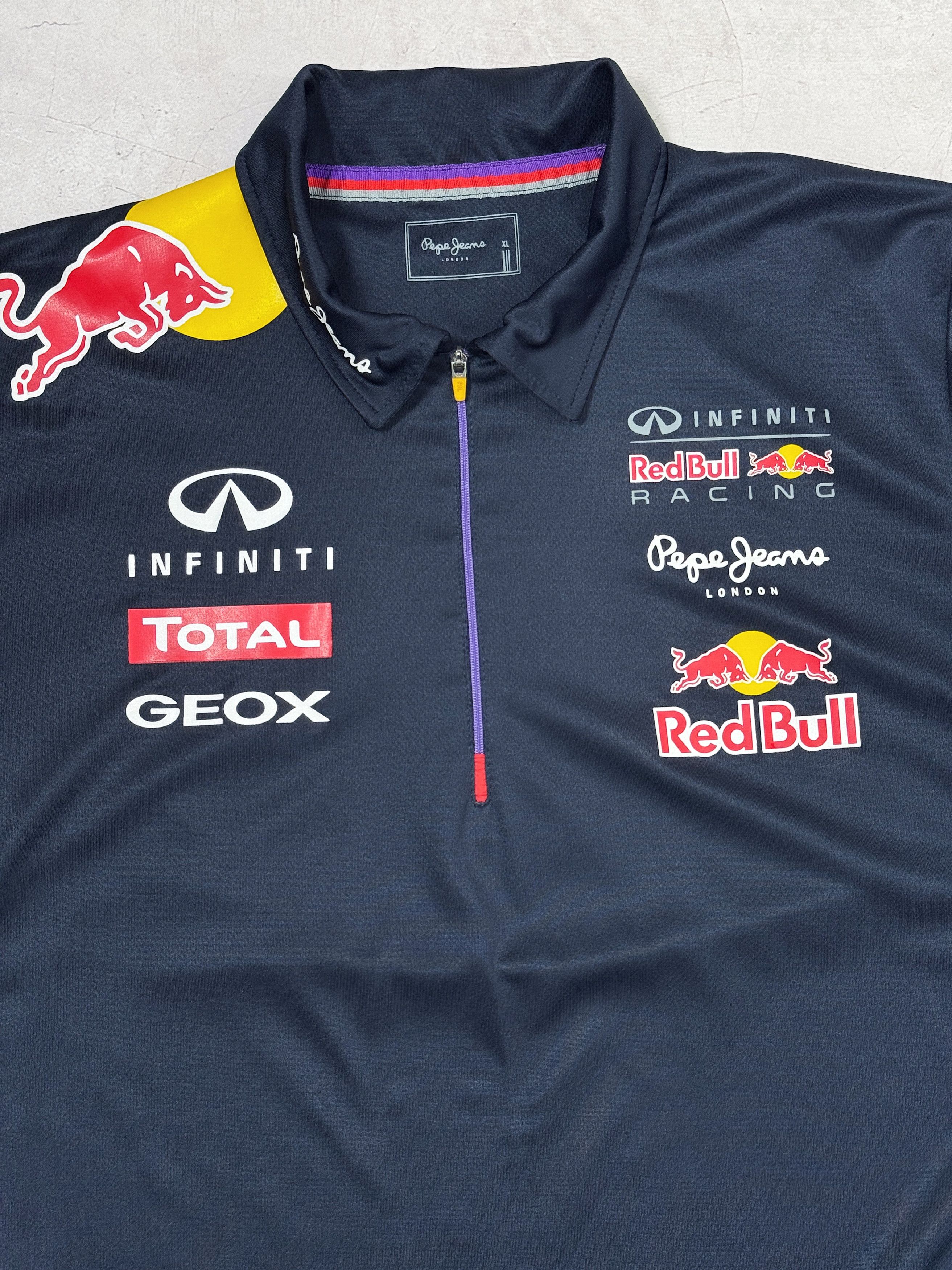 Pepe Jeans Red Bull Pepe Jeans Polo T-Shirt Infiniti Total Formula1 Size US L / EU 52-54 / 3 - 6 Thumbnail