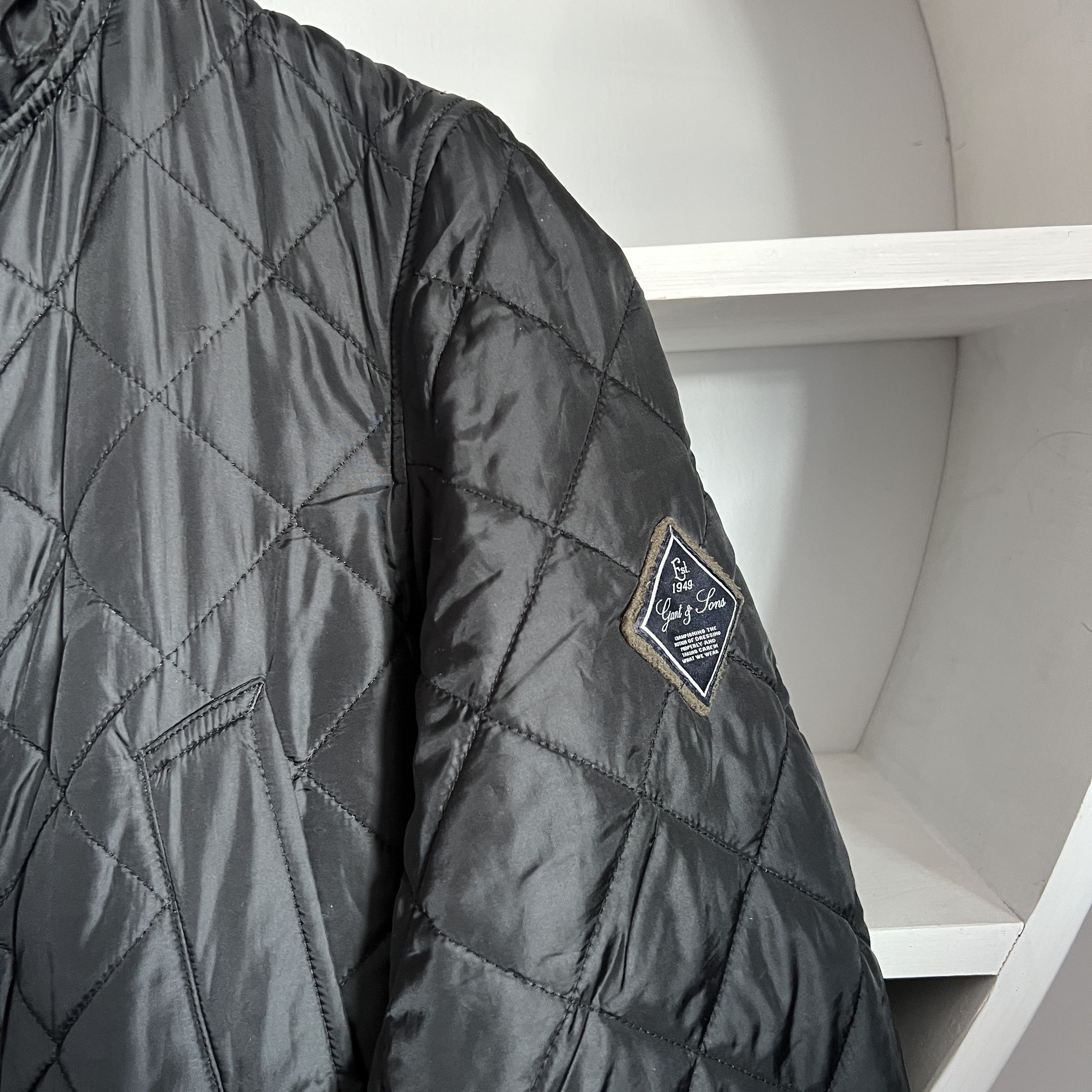 Gant Men's BERNARD GANT QUILT Black Jacket Size US S / EU 44-46 / 1 - 6 Thumbnail