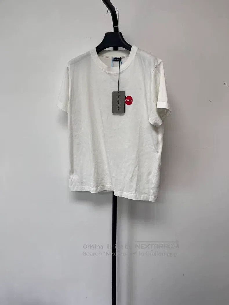 Balenciaga Balenciaga Logo Letter Printed Casual Round Neck Short Sle Size S / US 4 / IT 40 - 1 Thumbnail
