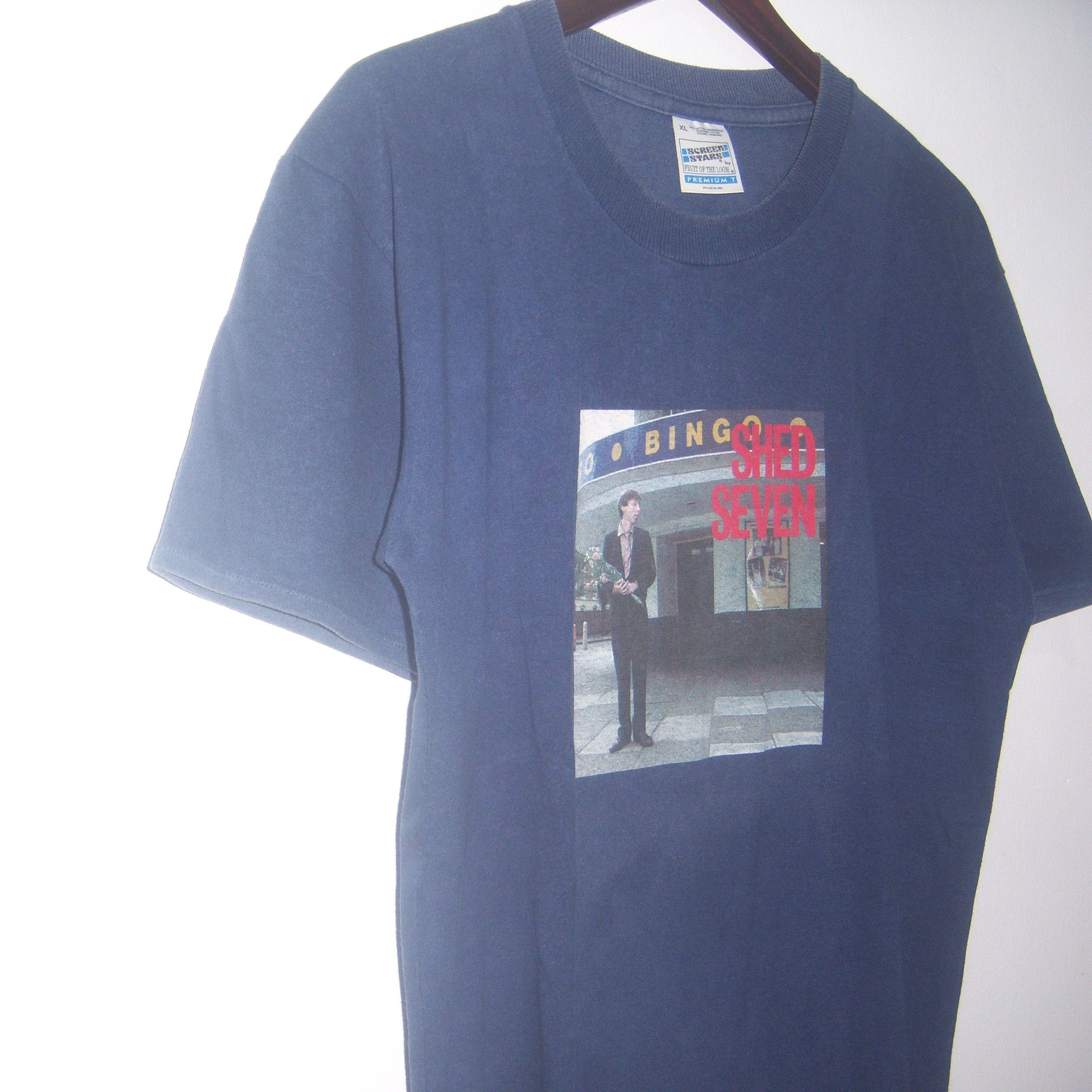 Band Tees × Vintage 1996 Shed Seven Chasing Resize Size US M / EU 48-50 / 2 - 6 Thumbnail