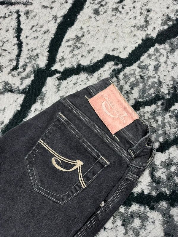 Jacob Cohen Jacob Cohen jeans gray 28 logo Size 28" / US 6 / IT 42 - 4 Thumbnail