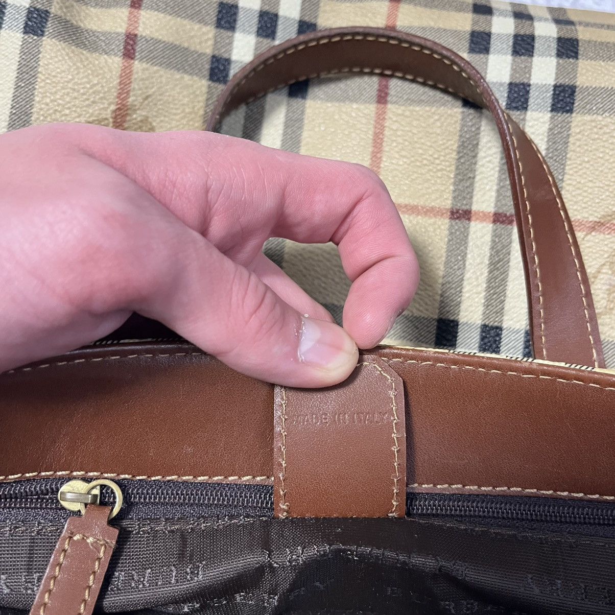 Burberry Burberry Leather Tote Bag Womens Made In Italy Size ONE SIZE - 8 Thumbnail
