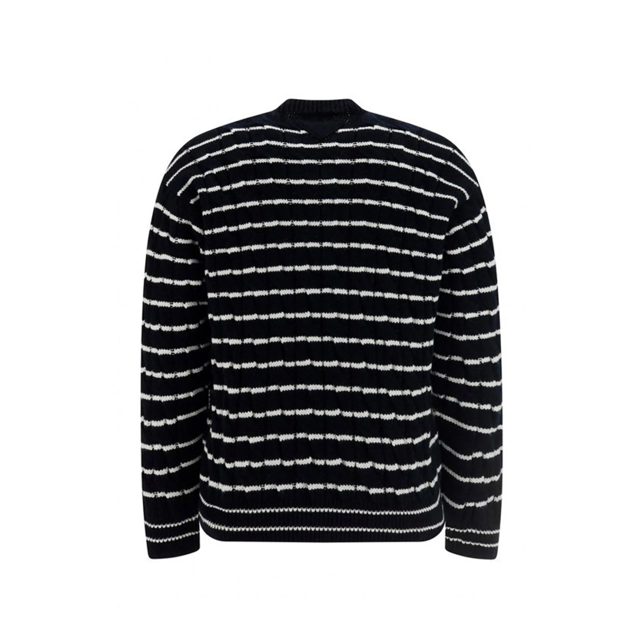 Prada o1bcso1str1025 Cashmere Sweater in Black/White Size US S / EU 44-46 / 1 - 2 Thumbnail
