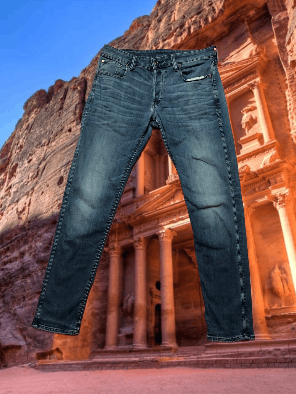 G-Star Distressed Thrashed Jeans G-Star Raw 3301 slim Y2K Size US 32 / EU 48 - 1 Thumbnail