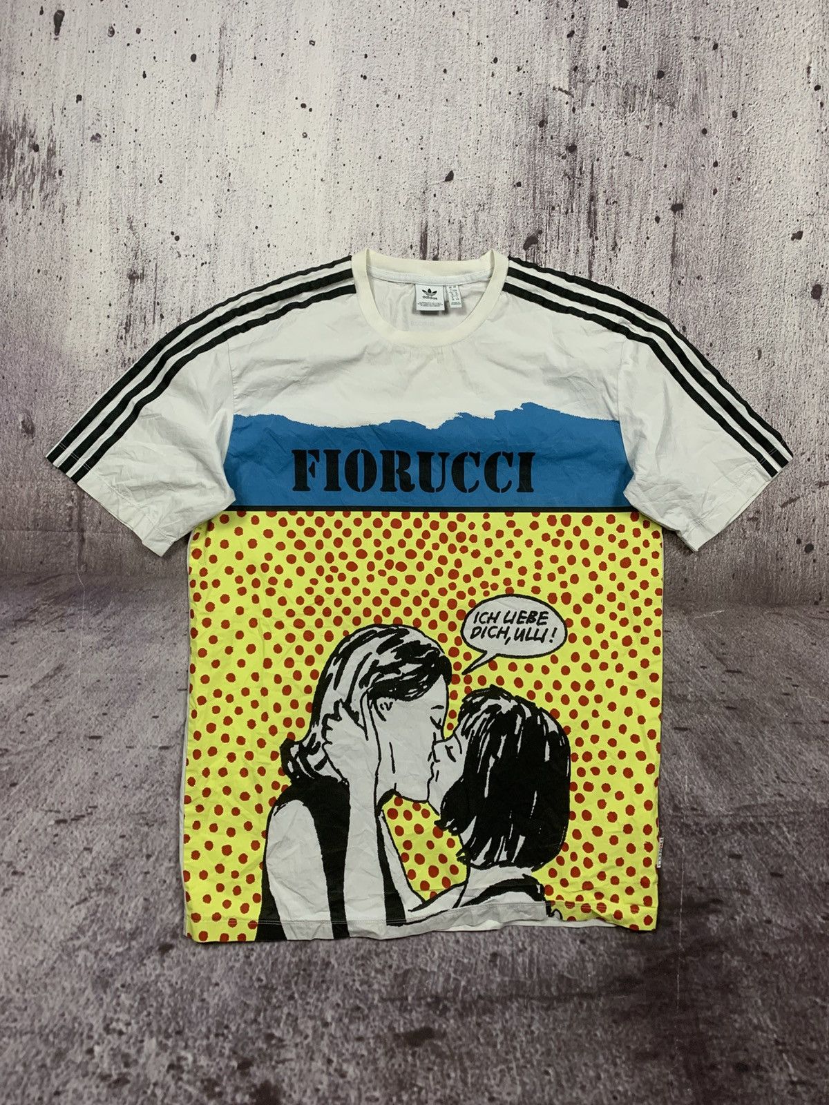 Adidas Adidas Fiorucci Tee Vintage Kiss Logo Avantgarde Style Y2k Size US M / EU 48-50 / 2 - 1 Thumbnail