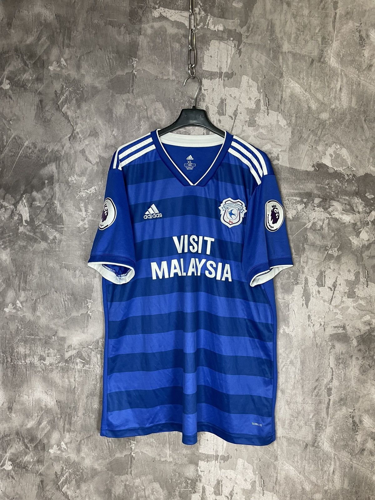 Adidas CARDIFF CITY 2018/2019 FOOTBALL HOME ADIDAS ORIGINAL ADIZERO Size US XL / EU 56 / 4 - 1 Thumbnail