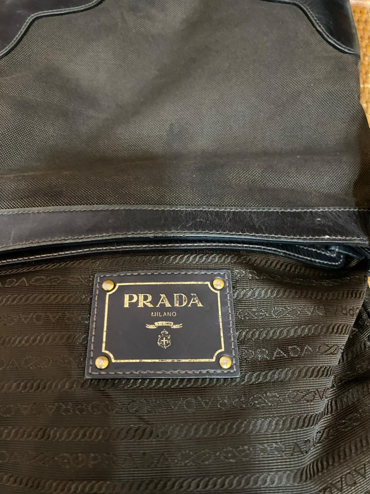 Designer × Prada × Vintage Prada Denim Crossbody Shoulder Bag Size ONE SIZE - 11 Thumbnail