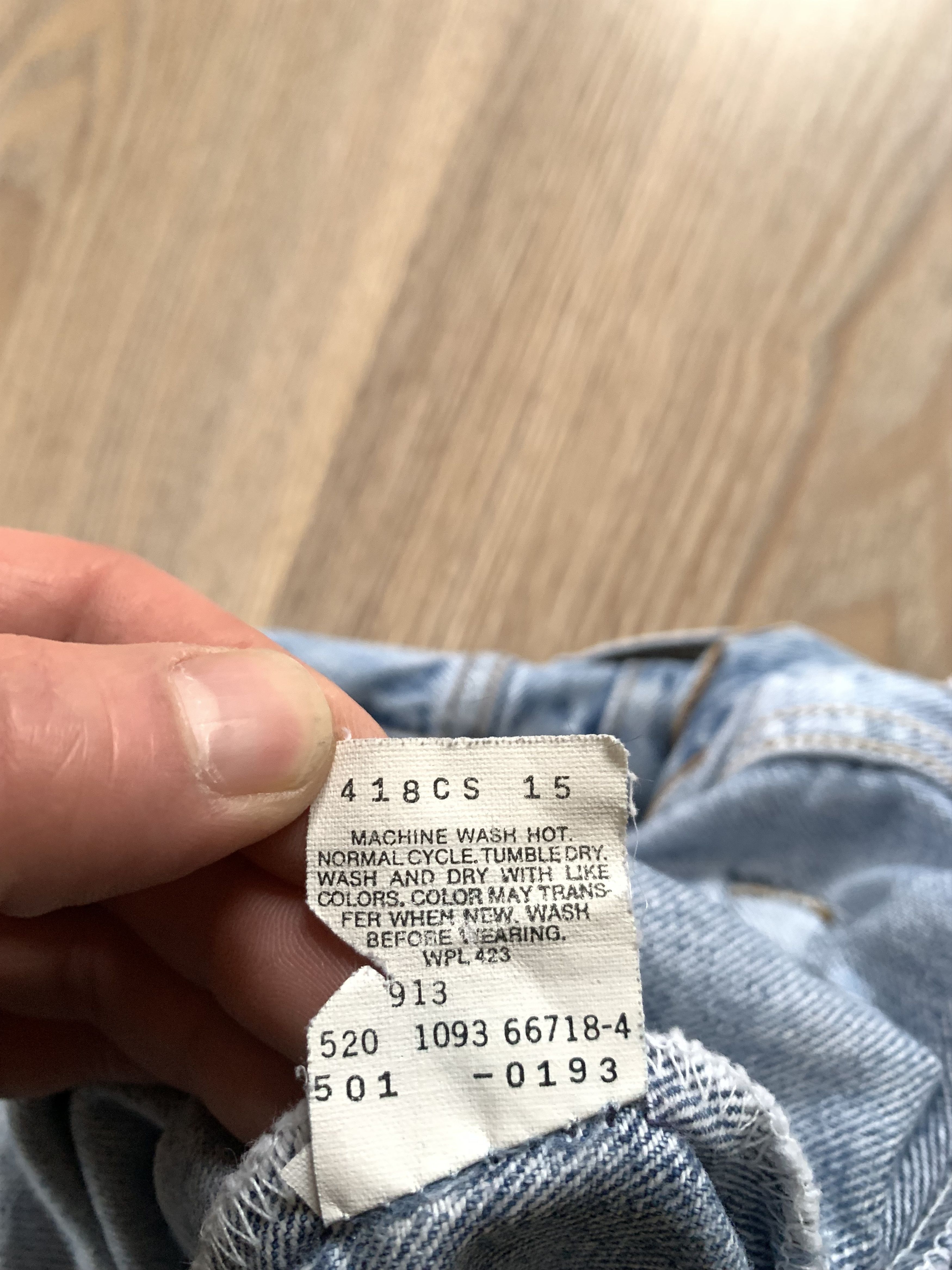 Levi's Vintage Clothing Vintage Levi’s 501 Made in USA Light Wash Jeans Size US 34 / EU 50 - 11 Thumbnail