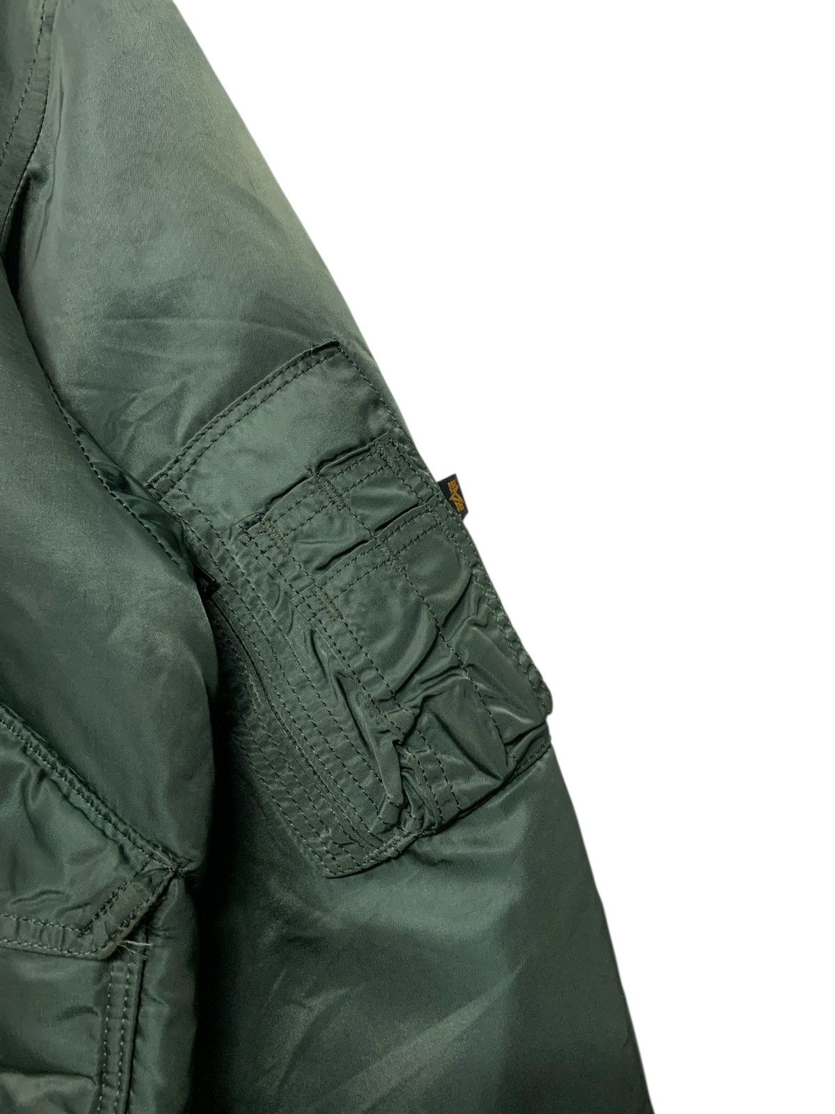 Alpha Industries Rare Vintage 90's Alpha Industries Bomber Jacket Made in USA Size US M / EU 48-50 / 2 - 7 Thumbnail