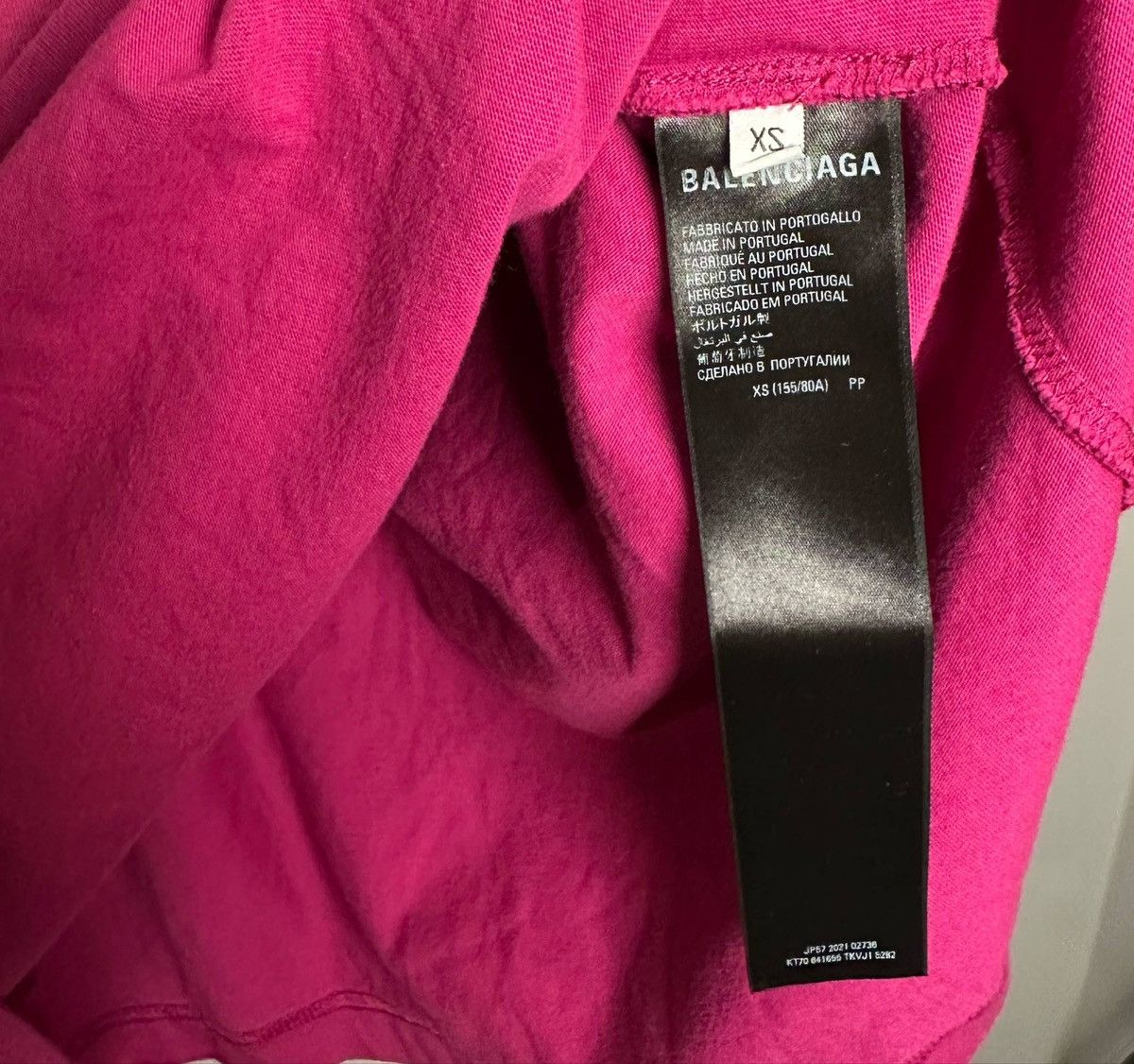 Balenciaga Balenciaga campaign pink tee Size US XS / EU 42 / 0 - 7 Thumbnail