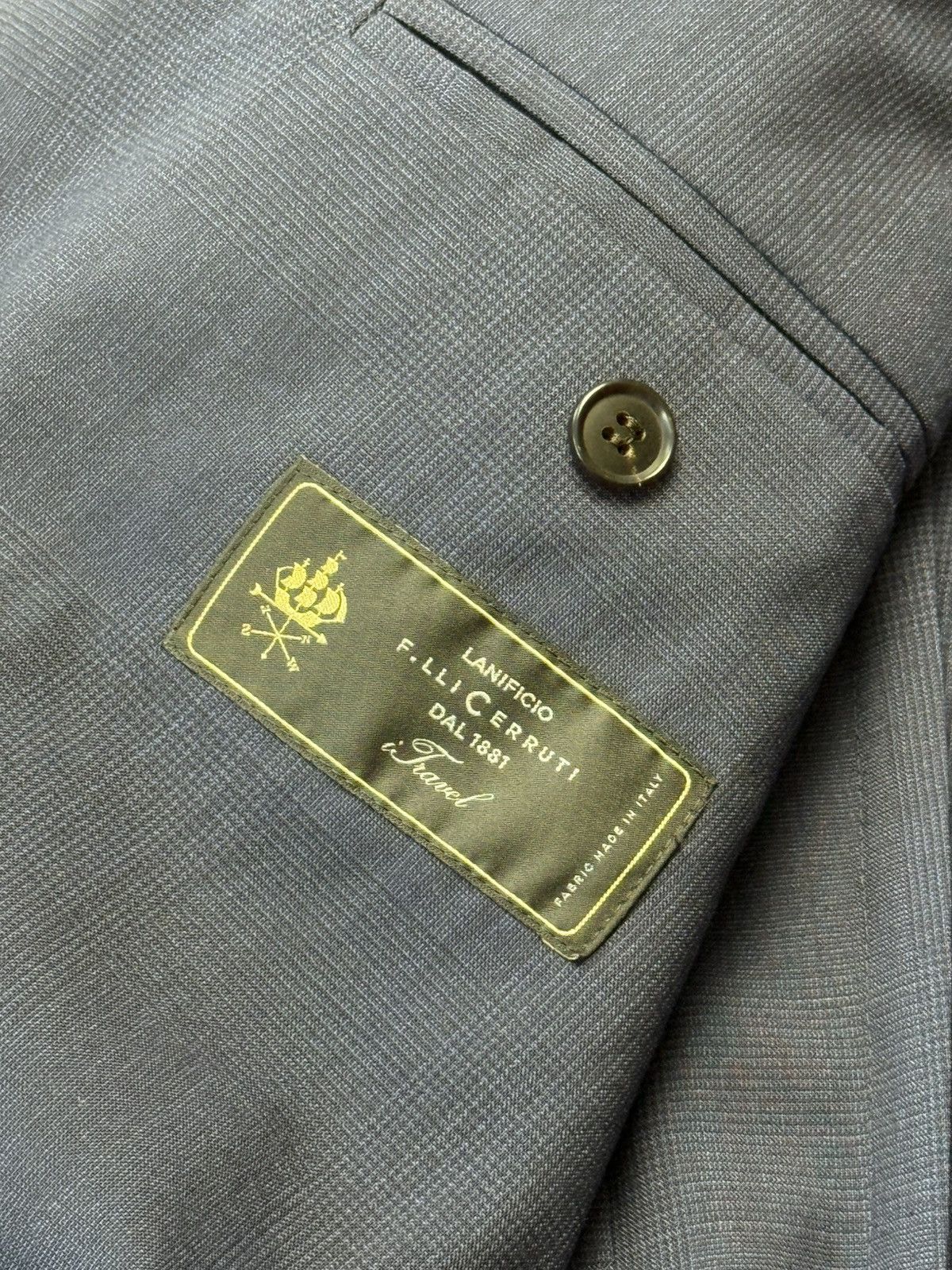 Suitsupply Mens Suitsupply Havana Patch UL Blue Wool Suit Size 46R - 9 Thumbnail