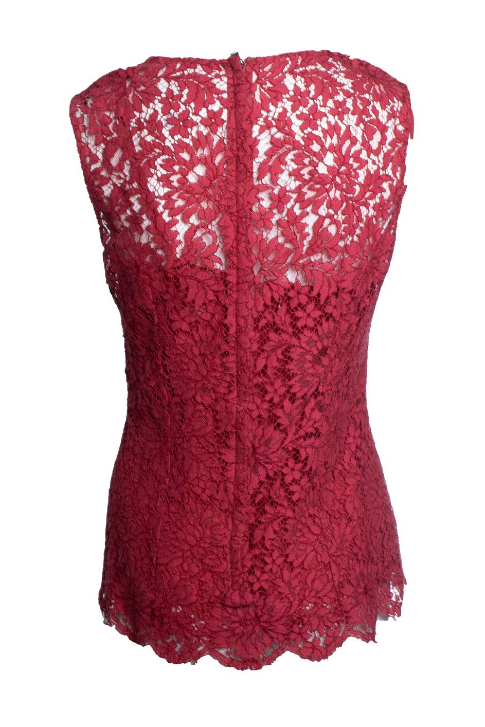 Prada Prada, red lace top Size S / US 4 / IT 40 - 4 Thumbnail