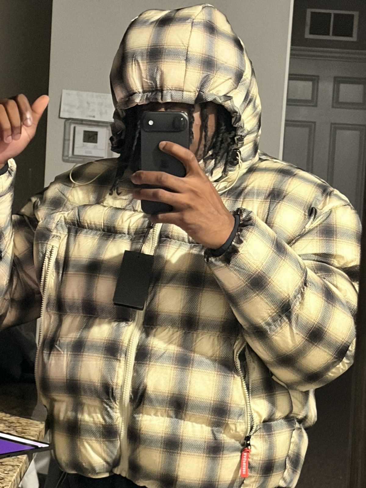The GV Gallery Gv gallery plaid puffer jacket Size US S / EU 44-46 / 1 - 6 Thumbnail