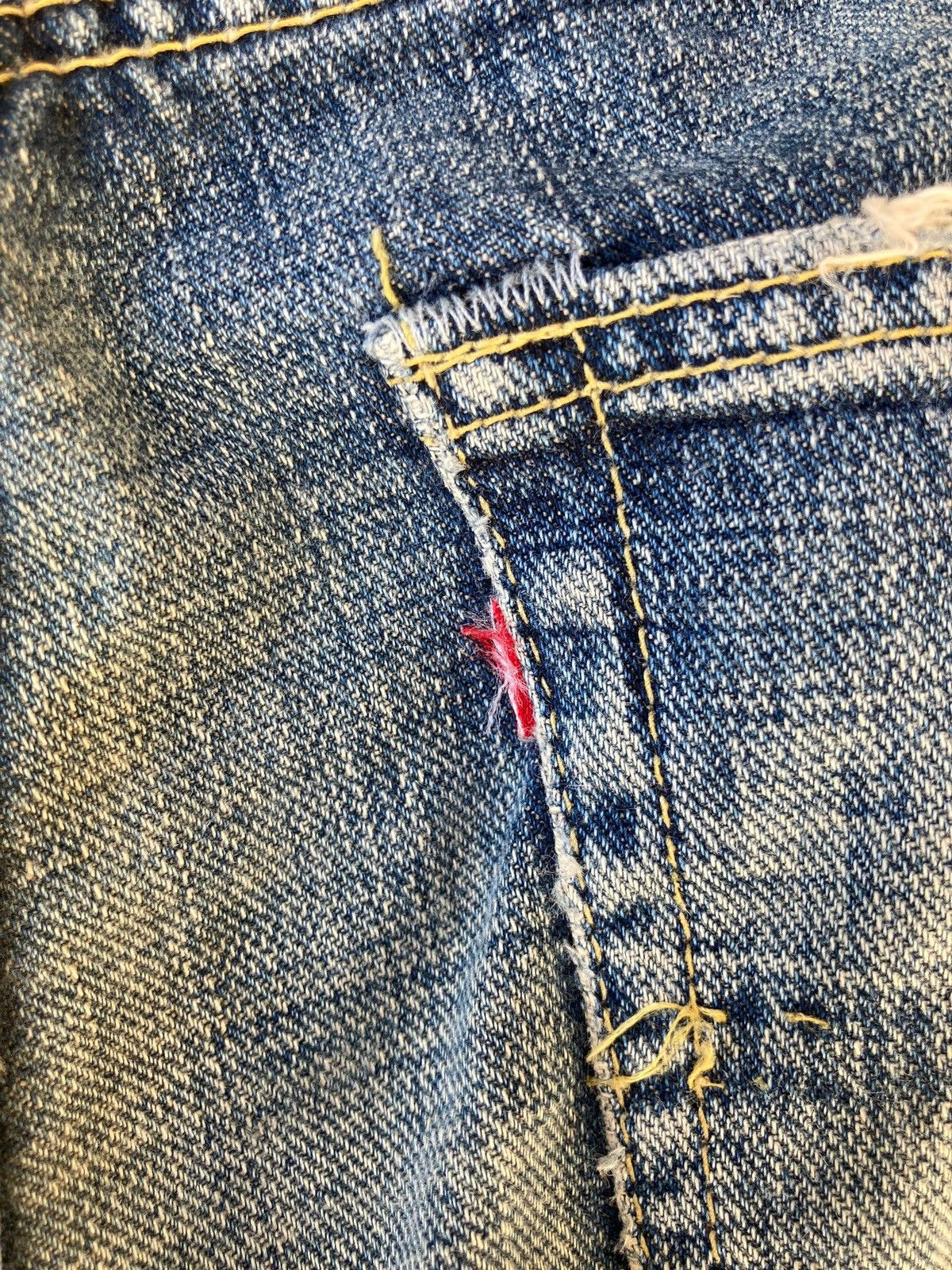 Japanese Brand Vintage 90s Kaihara Japanese Denim Size US 33 - 13 Thumbnail