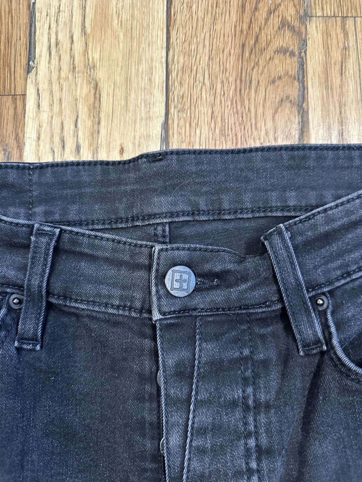 Ksubi Ksubi Plain Black Denim Jeans Size 31 Size US 31 - 3 Thumbnail
