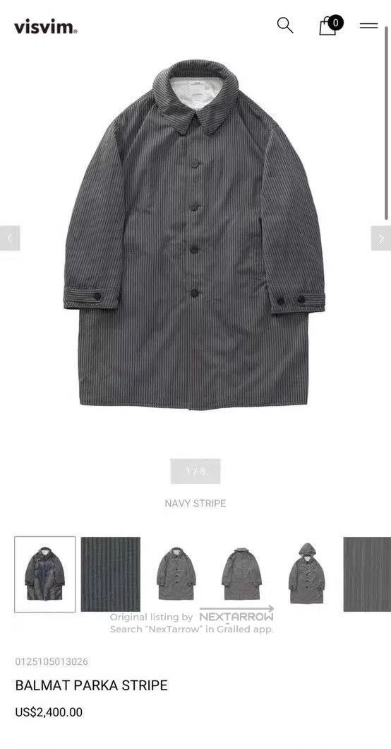 Visvim Visvim Balmat Parka Stripe 25AW. Size US XL / EU 56 / 4 - 9 Thumbnail
