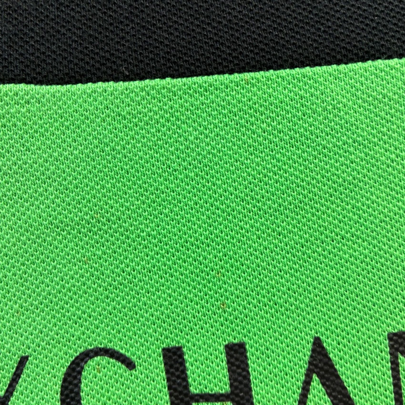 Armani Exchange Armani Exchange Polo Shirt Mens Large Black Green Pique Colorblock Logo Shirt Size US L / EU 52-54 / 3 - 5 Thumbnail