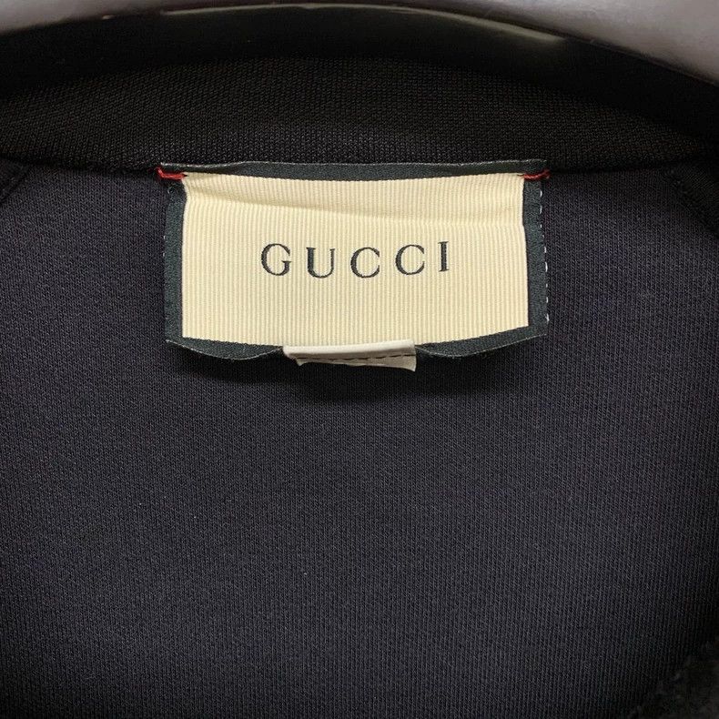 Gucci Gucci Size XXXL Black string logo jacket 2501-Nextarrow Size US XXL / EU 58 / 5 - 3 Thumbnail