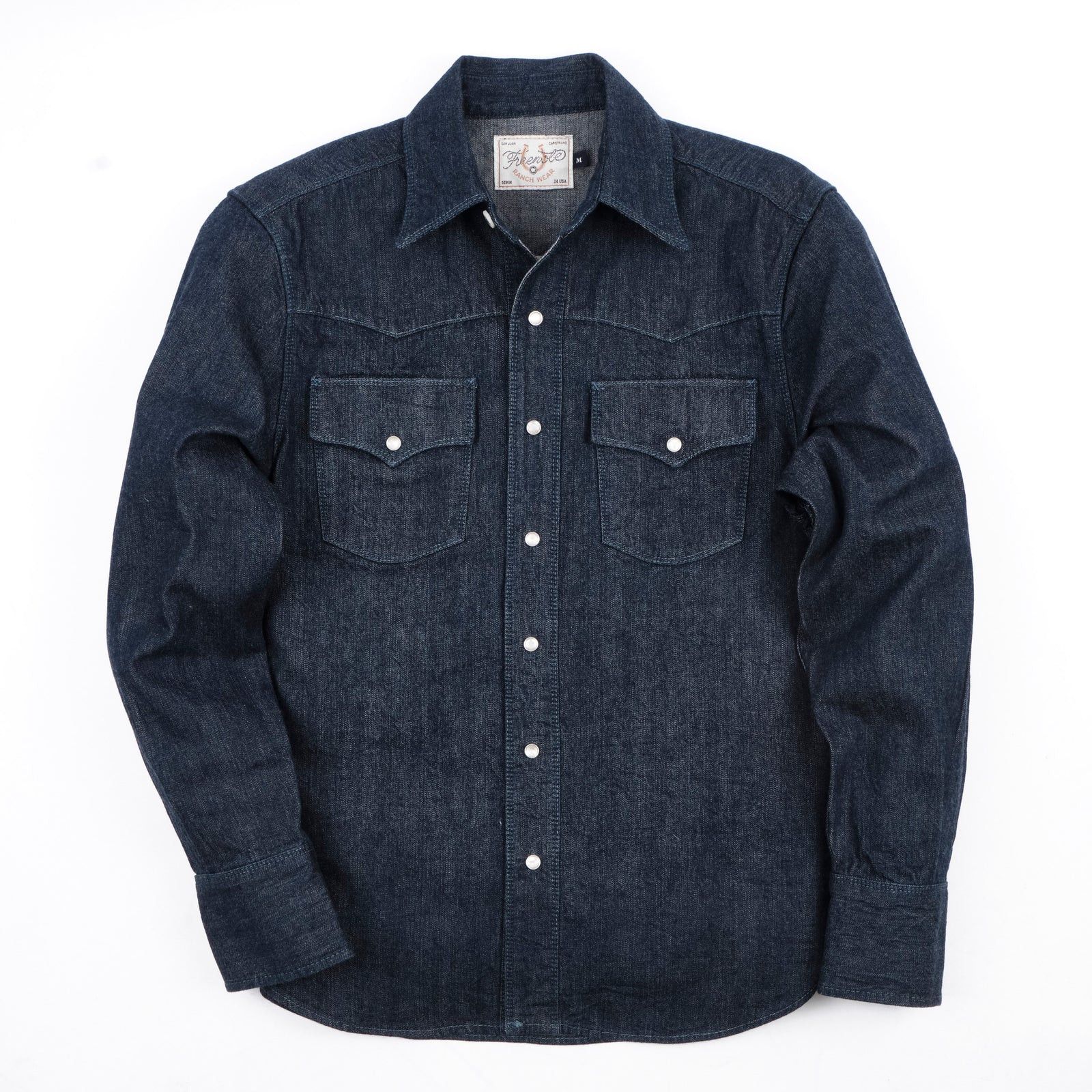 Freenote Cloth 💚 Freenote Cloth 11 Ounce 1900s Selvedge Denim Western NEW Size US M / EU 48-50 / 2 - 1 Thumbnail