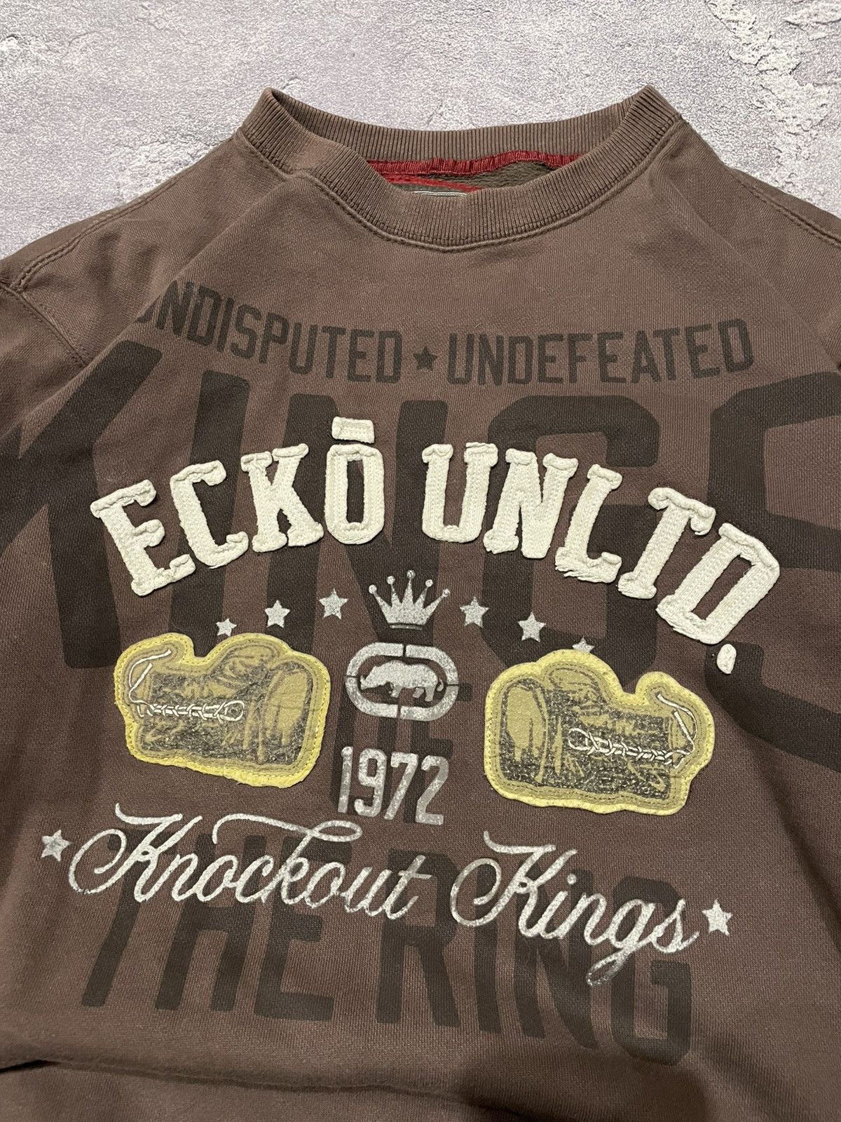 Ecko Unltd. × Vintage Vintage Ecko Unltd Y2K Sweatshirt Skate Boxy Fit Size US L / EU 52-54 / 3 - 5 Thumbnail