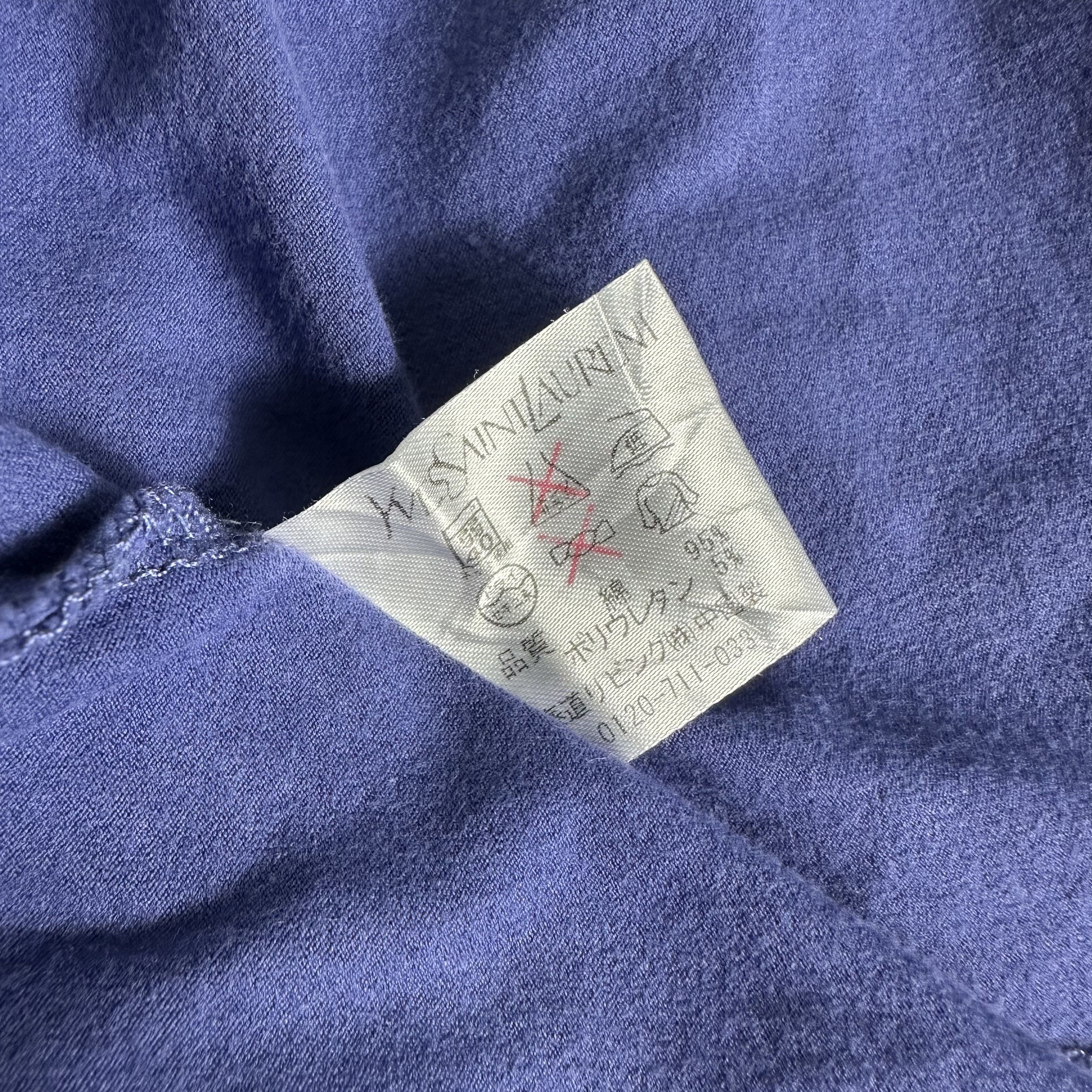 Yves Saint Laurent 🔥RARE🔥Vintage YSL YvesSaintLaurent Velvet Logo T-shirt Size US L / EU 52-54 / 3 - 6 Thumbnail