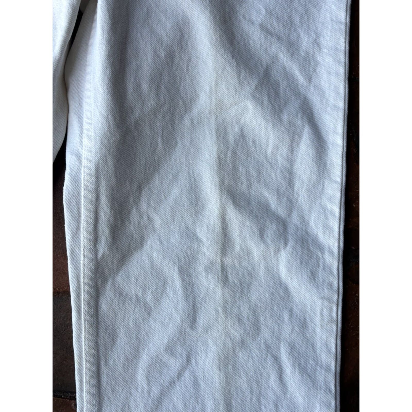 Levi's VINTAGE Levi's 550 Jeans Mens 36x32 White Beige 90s USA Relaxed Fit 5-Pocket Denim Size US 36 / EU 52 - 7 Thumbnail
