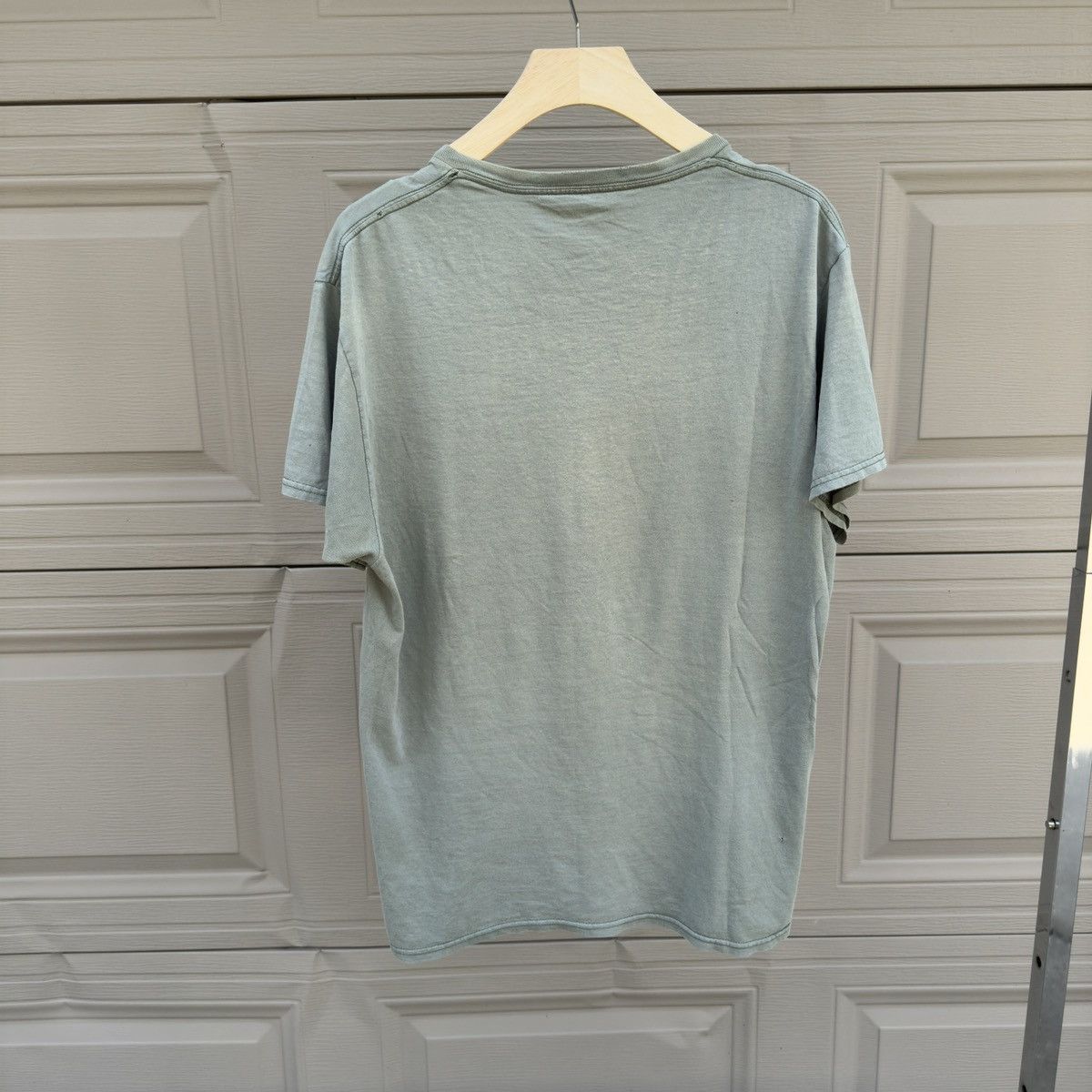 Vintage Sun Faded Thrashed Distressed Grunge Shirt ERD Chrome Green Size US L / EU 52-54 / 3 - 8 Thumbnail